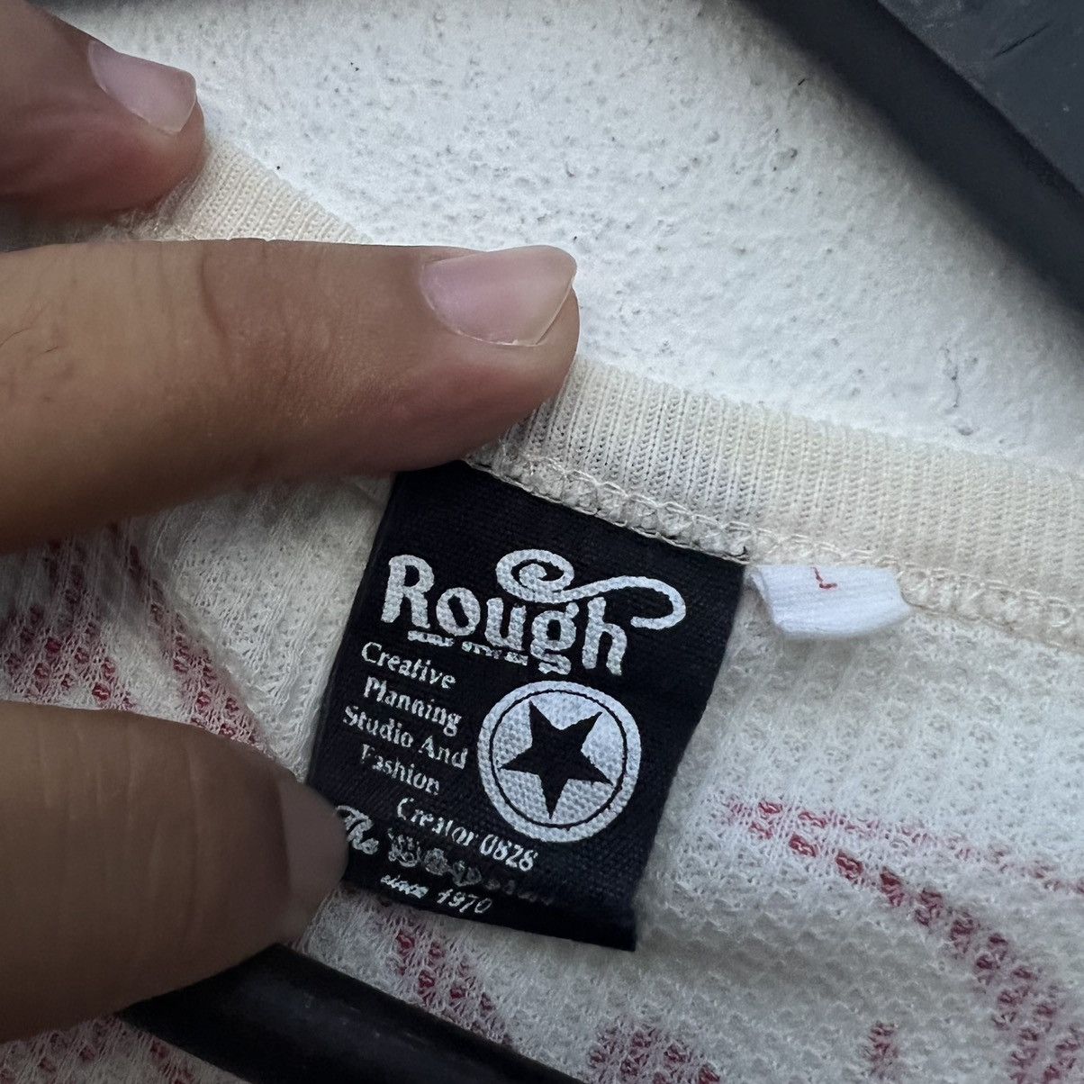 Japanese Brand VINTAGE ROUGH LONG SLEEVE INDIAN GENENICS BIG LOGO Size US L / EU 52-54 / 3 - 12 Thumbnail
