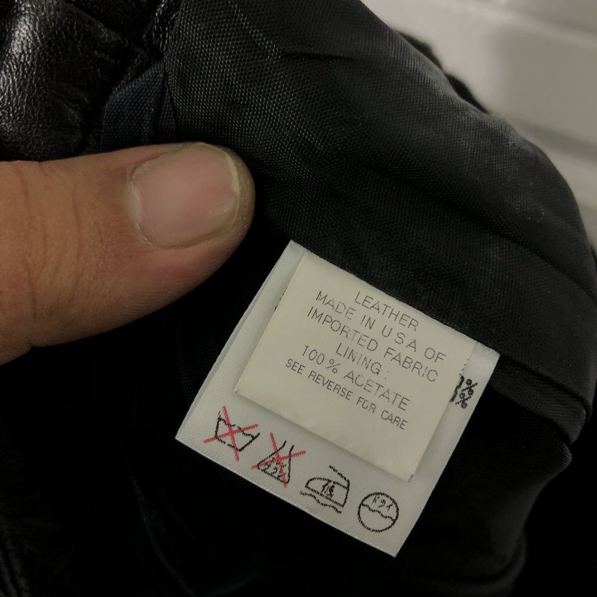 Japanese Brand SOFT LEATHER PANTS THE WRIGHTS Size US 28 / EU 44 - 10 Thumbnail