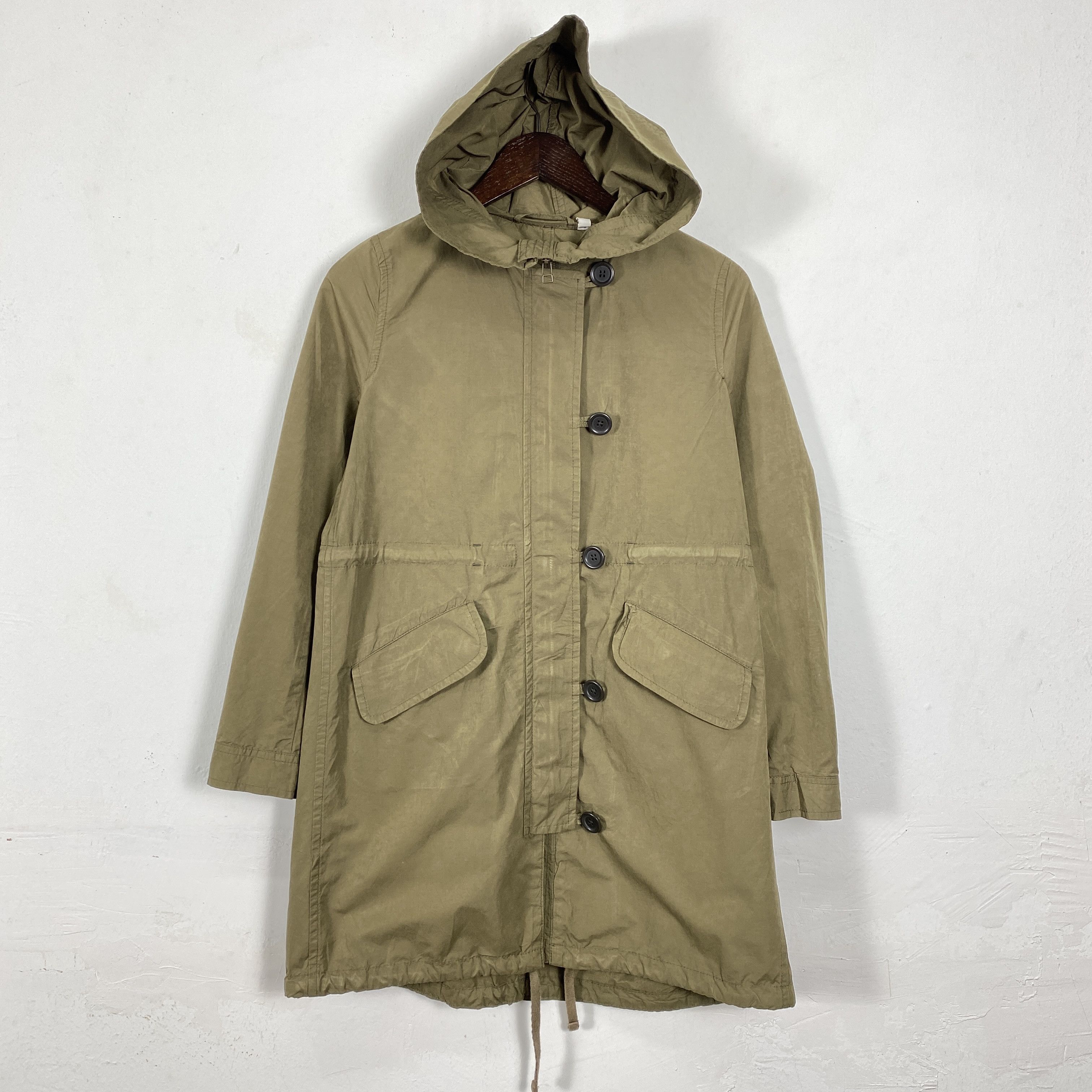 Uniqlo Vintage UNIQLO Hoodie cotton Parka Jacket J0189 Size US S / EU 44-46 / 1 - 1 Thumbnail