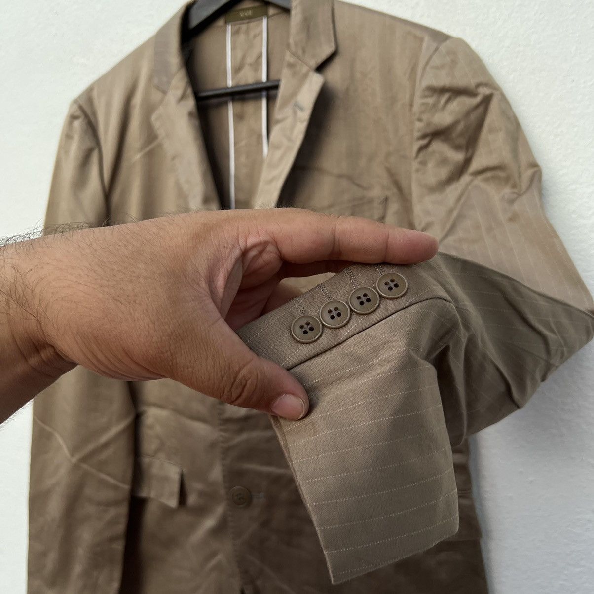 Japanese Brand RARE AAR YOHJI YAMAMOTO DOUBLE BREAST CASUAL COAT JACKET Size US S / EU 44-46 / 1 - 6 Thumbnail