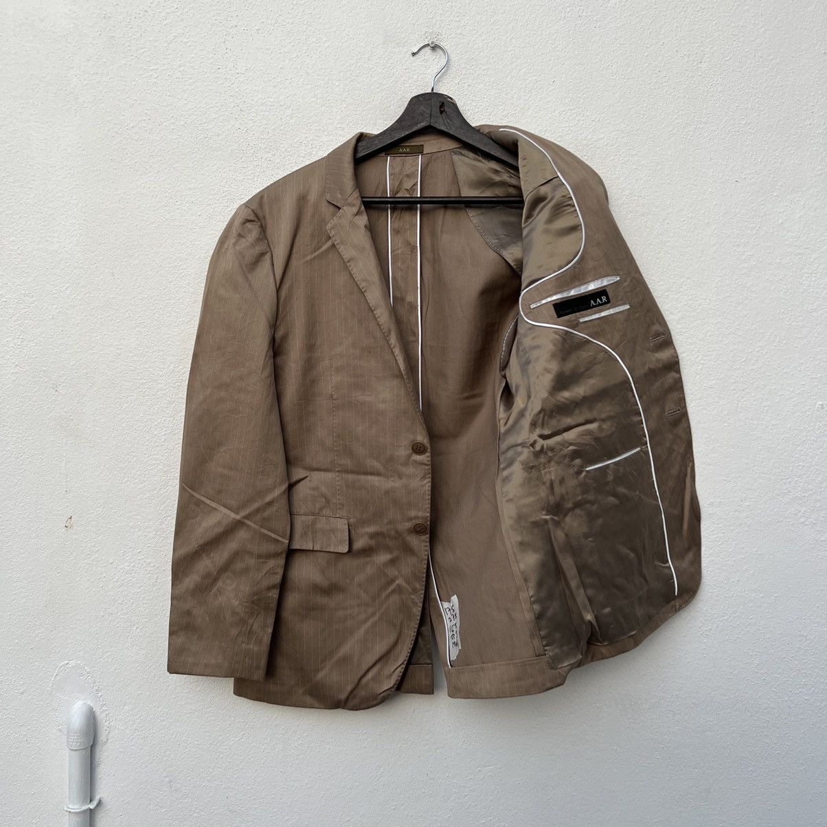 Japanese Brand RARE AAR YOHJI YAMAMOTO DOUBLE BREAST CASUAL COAT JACKET Size US S / EU 44-46 / 1 - 9 Thumbnail