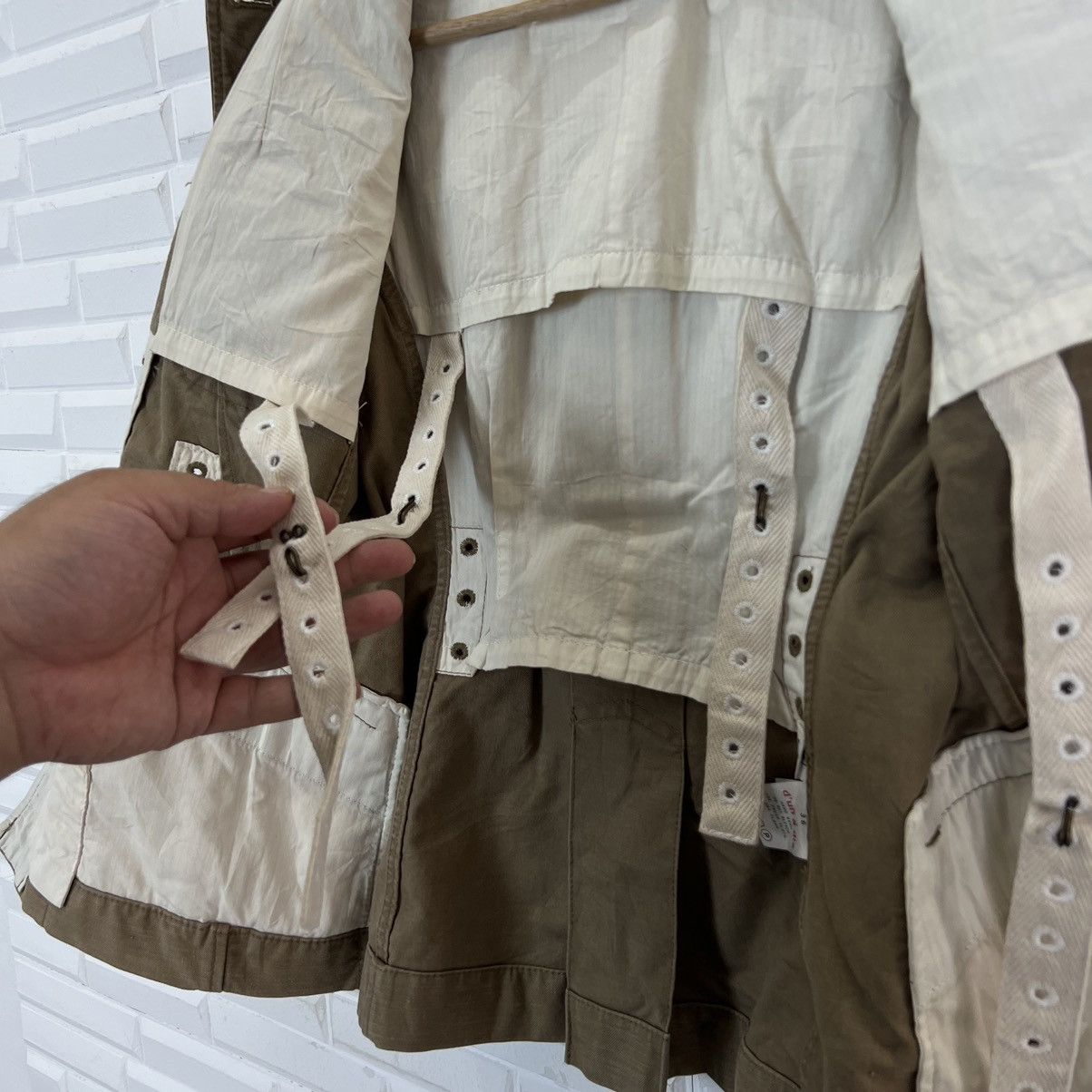 Japanese Brand VINTAGE PARACHUTE BIKER JACKET MULTI POCKET d'un a'dix japan Size XS / US 0-2 / IT 36-38 - 11 Thumbnail