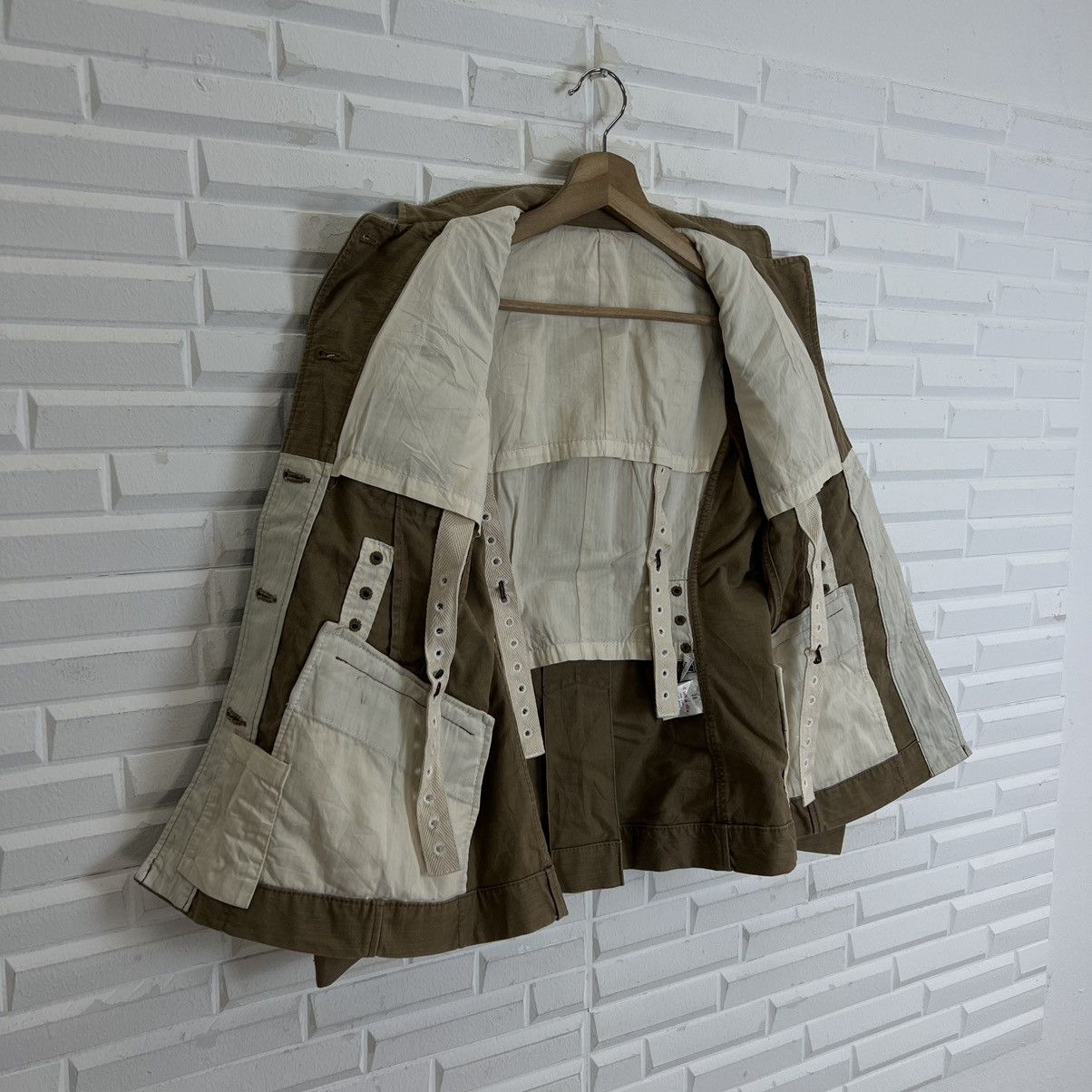 Japanese Brand VINTAGE PARACHUTE BIKER JACKET MULTI POCKET d'un a'dix japan Size XS / US 0-2 / IT 36-38 - 10 Thumbnail