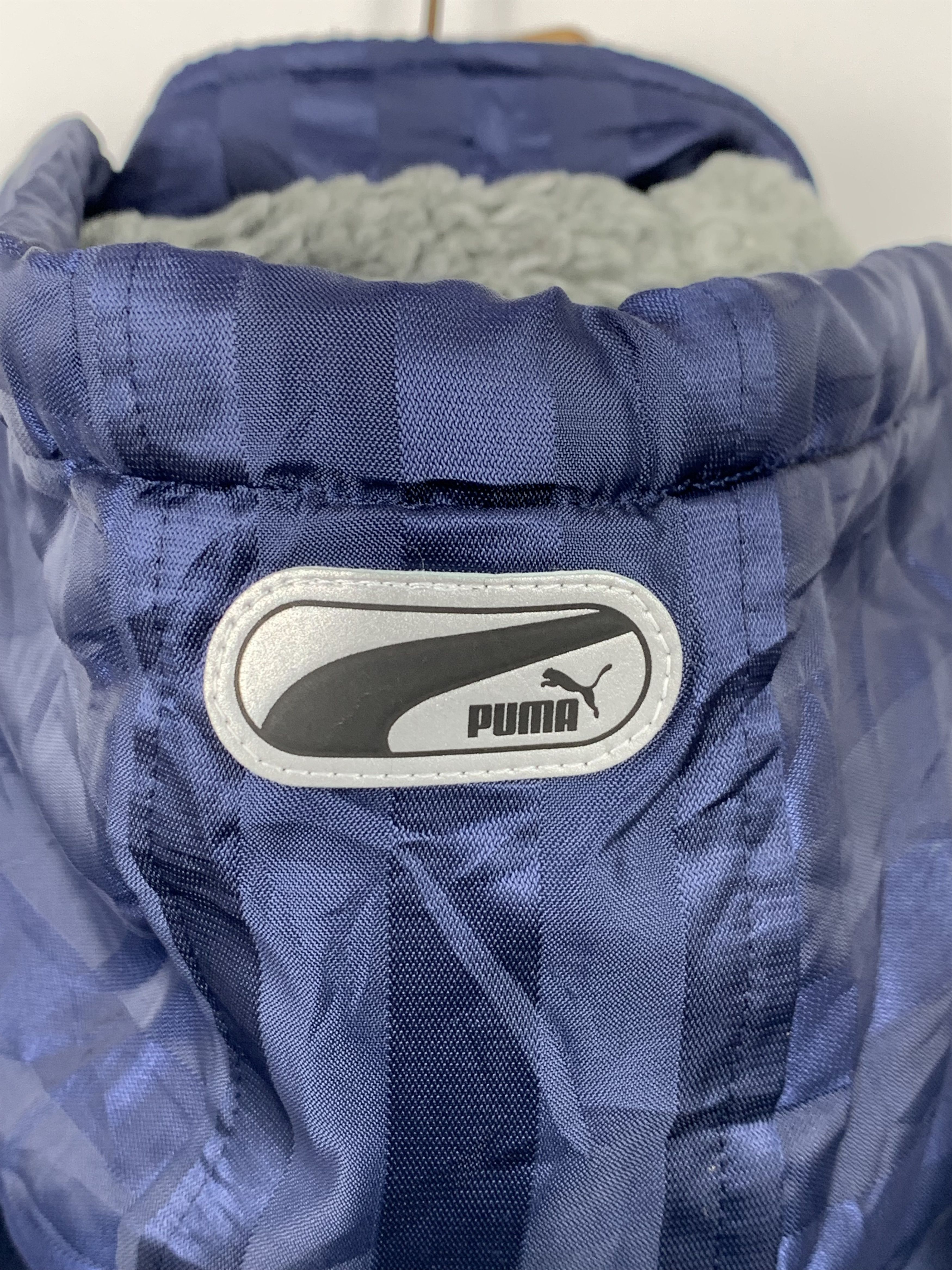Puma Vintage Puma Long Jacket Sherpa Lining J0325 Size US S / EU 44-46 / 1 - 12 Thumbnail