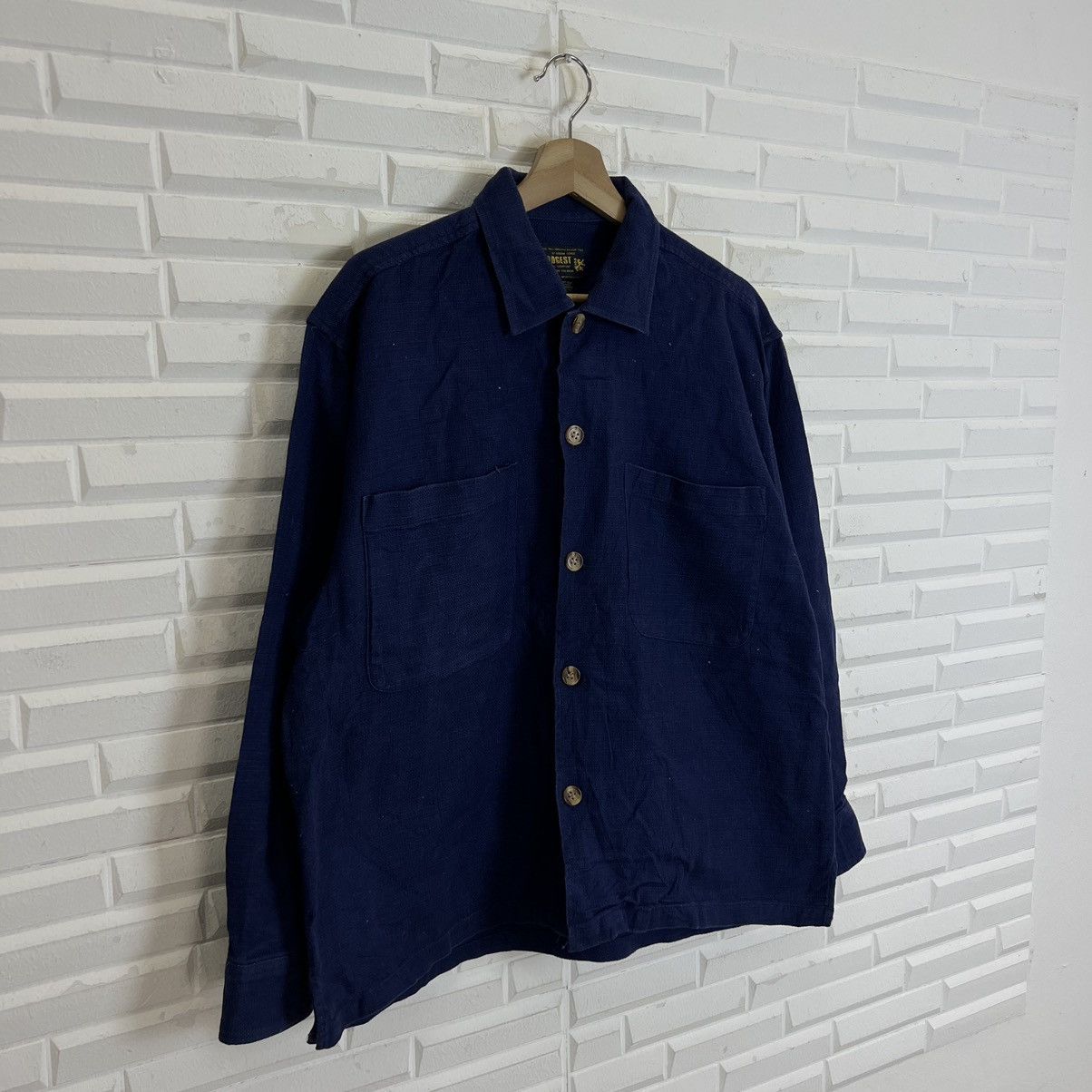 Japanese Brand VINTAGE HIKORY CHORE JACKET INDIGO JAPAN DESIGN RODGEST Size US M / EU 48-50 / 2 - 3 Thumbnail
