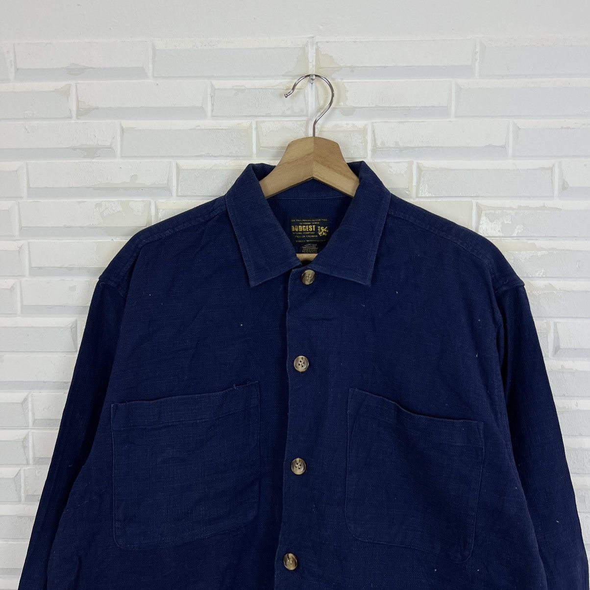 Japanese Brand VINTAGE HIKORY CHORE JACKET INDIGO JAPAN DESIGN RODGEST Size US M / EU 48-50 / 2 - 2 Thumbnail