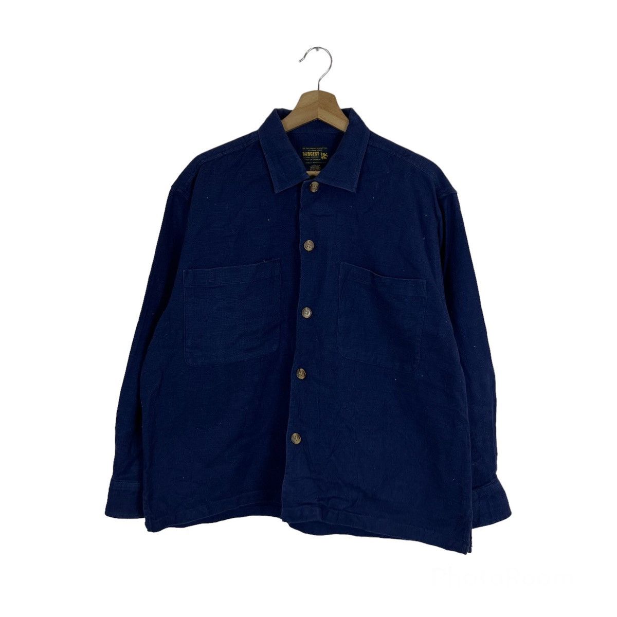 Japanese Brand VINTAGE HIKORY CHORE JACKET INDIGO JAPAN DESIGN RODGEST Size US M / EU 48-50 / 2 - 1 Thumbnail