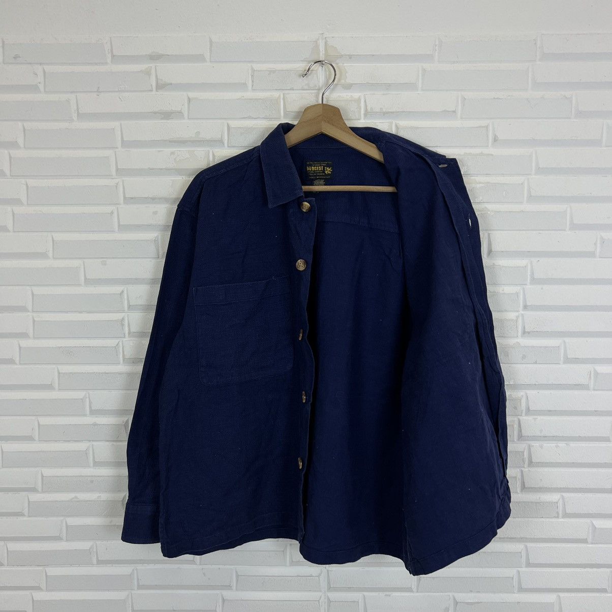 Japanese Brand VINTAGE HIKORY CHORE JACKET INDIGO JAPAN DESIGN RODGEST Size US M / EU 48-50 / 2 - 9 Thumbnail