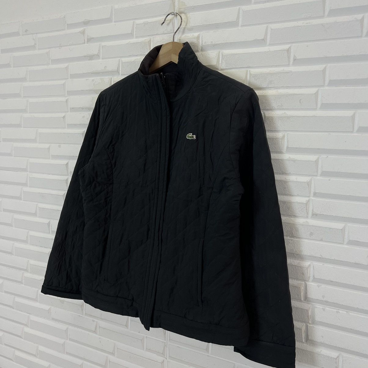 Japanese Brand VINTAGE LACOSTE QUILTED ZIPPER JACKET JAPAN Size US M / EU 48-50 / 2 - 2 Thumbnail