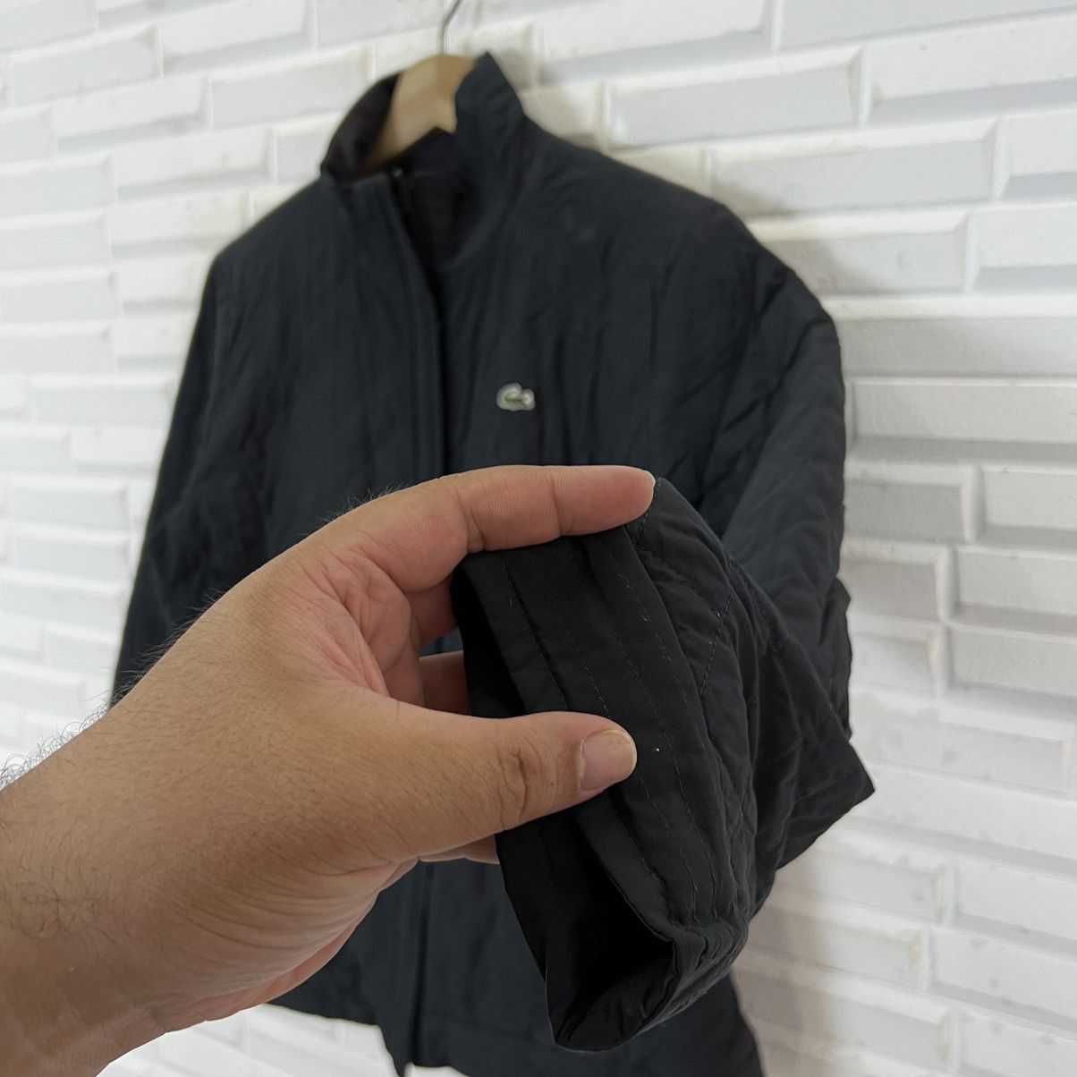 Japanese Brand VINTAGE LACOSTE QUILTED ZIPPER JACKET JAPAN Size US M / EU 48-50 / 2 - 5 Thumbnail