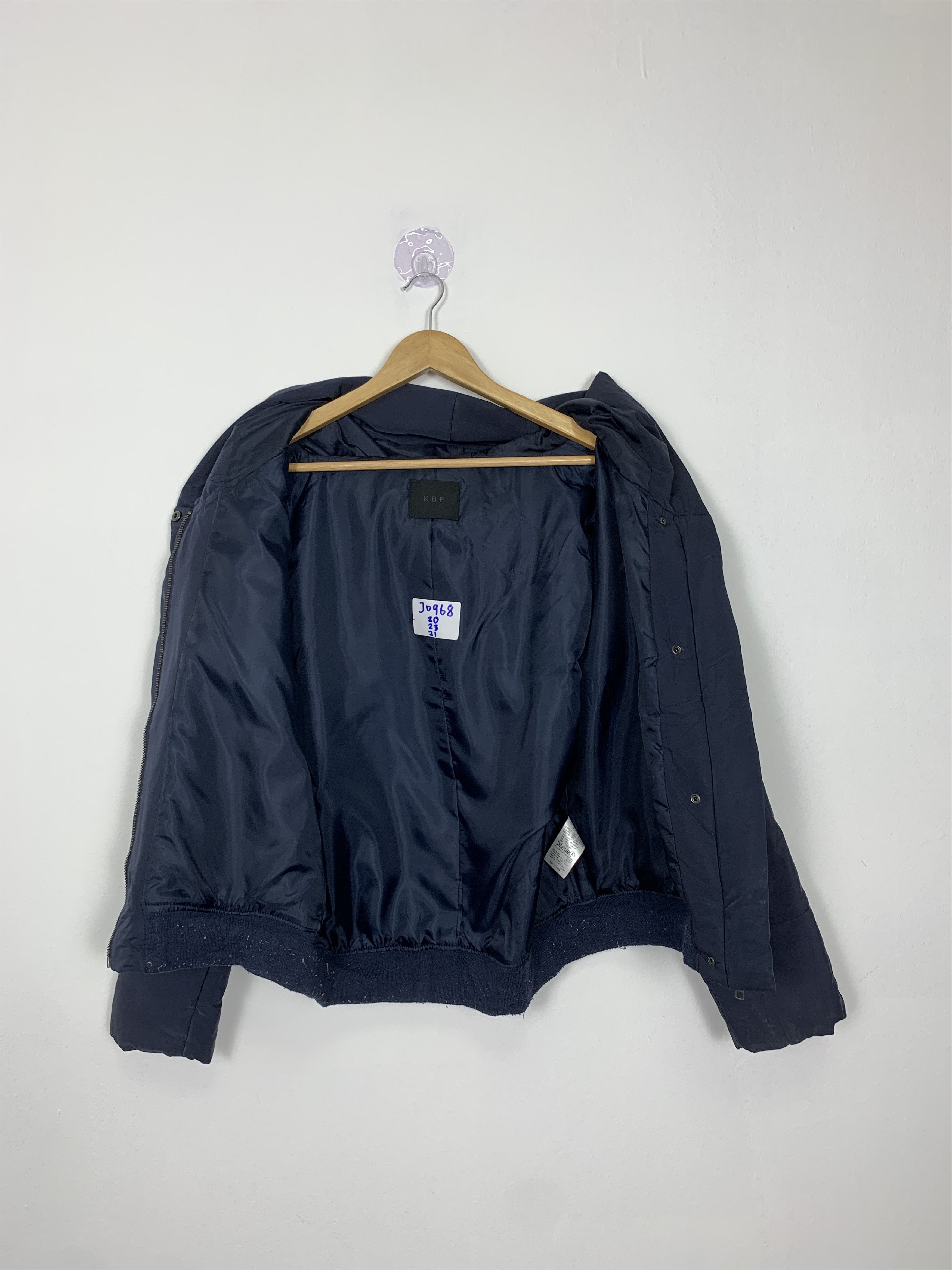 Japanese Brand Vintage KBF Puffer Zip Up Hoodie Jacket J0968 Size US S / EU 44-46 / 1 - 6 Thumbnail