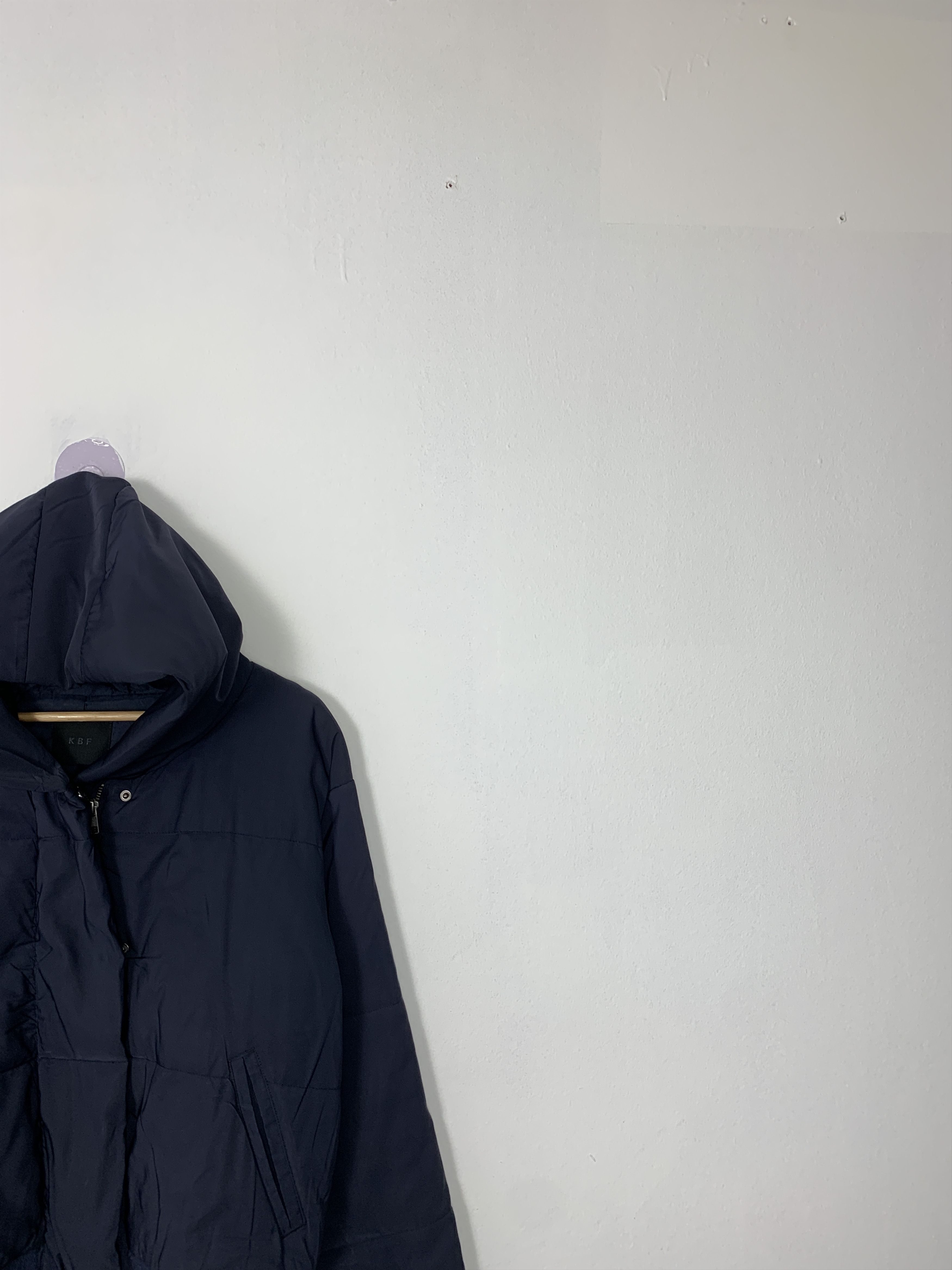 Japanese Brand Vintage KBF Puffer Zip Up Hoodie Jacket J0968 Size US S / EU 44-46 / 1 - 3 Thumbnail