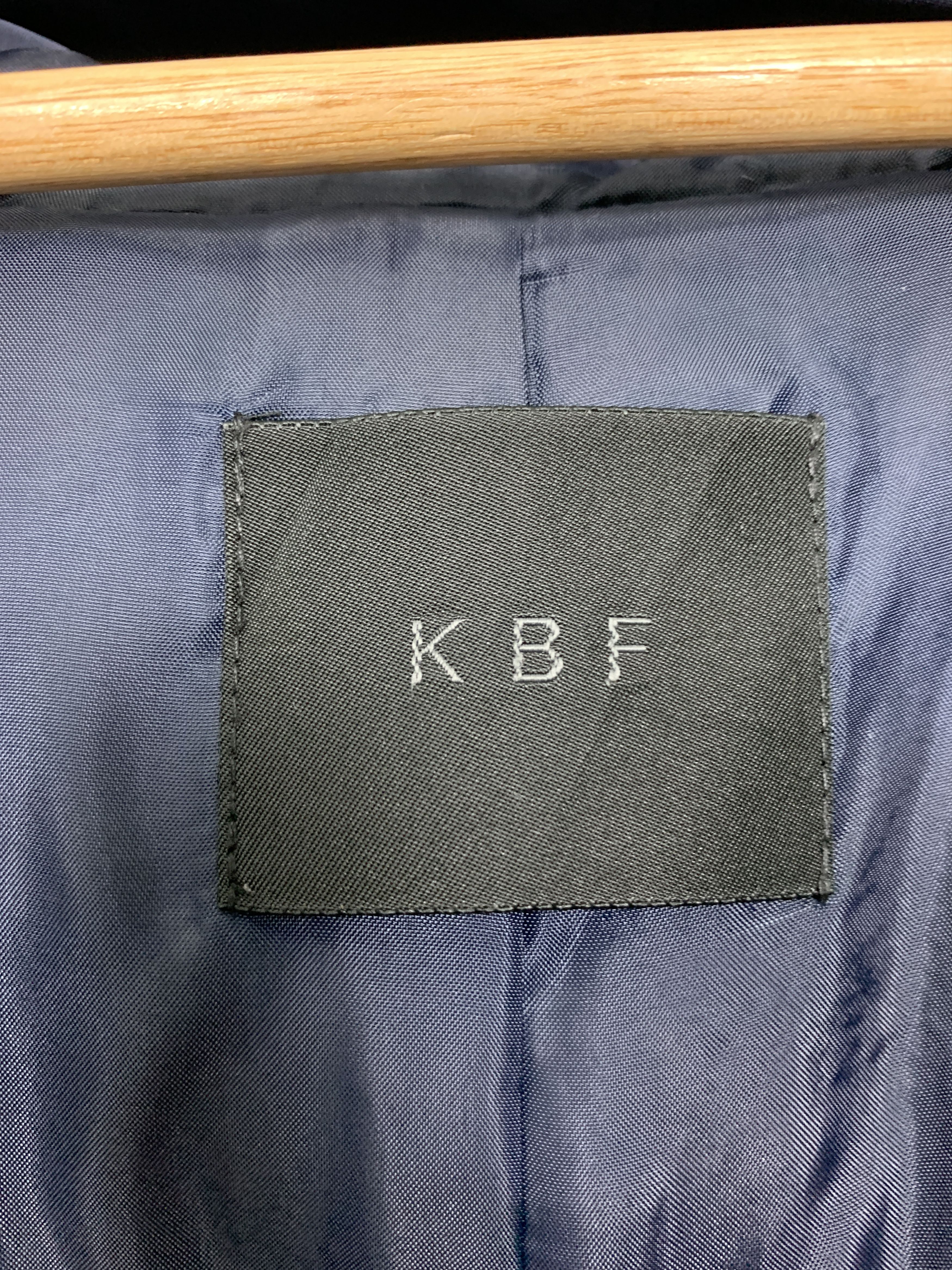 Japanese Brand Vintage KBF Puffer Zip Up Hoodie Jacket J0968 Size US S / EU 44-46 / 1 - 7 Thumbnail