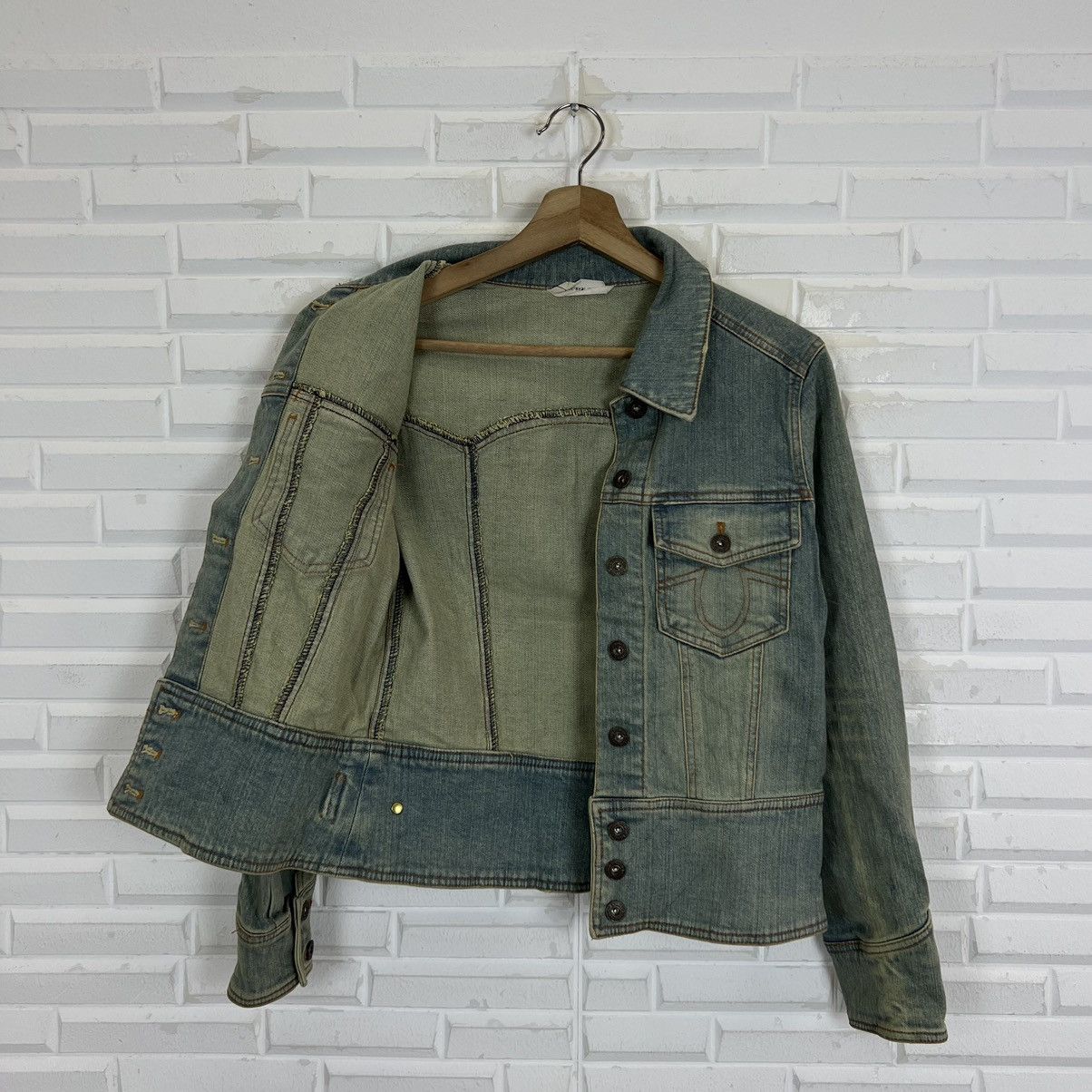 Japanese Brand VINTAGE DENIM TRUCKER JACKET VIVAYOU JAPAN Size S / US 4 / IT 40 - 2 Thumbnail