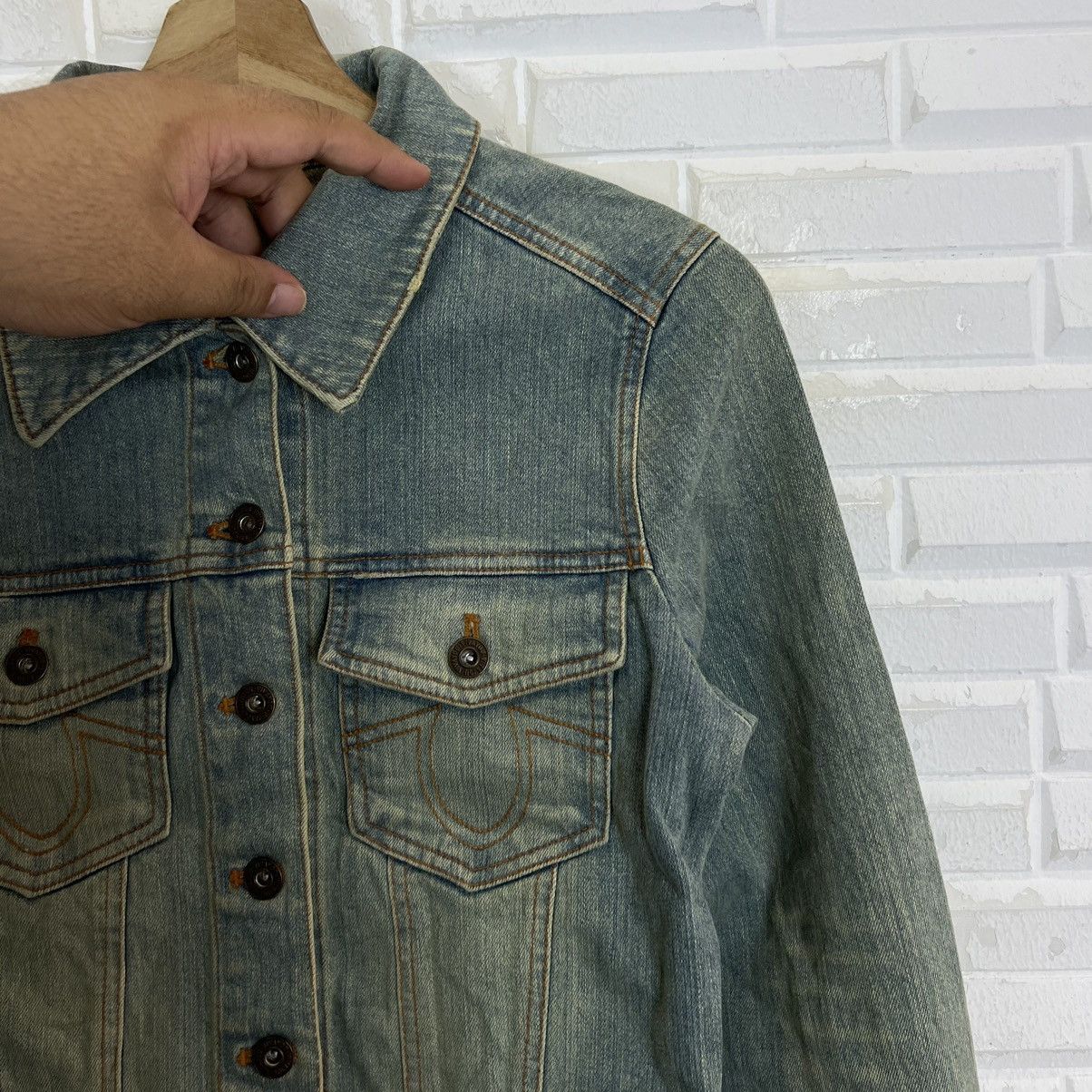 Japanese Brand VINTAGE DENIM TRUCKER JACKET VIVAYOU JAPAN Size S / US 4 / IT 40 - 5 Thumbnail