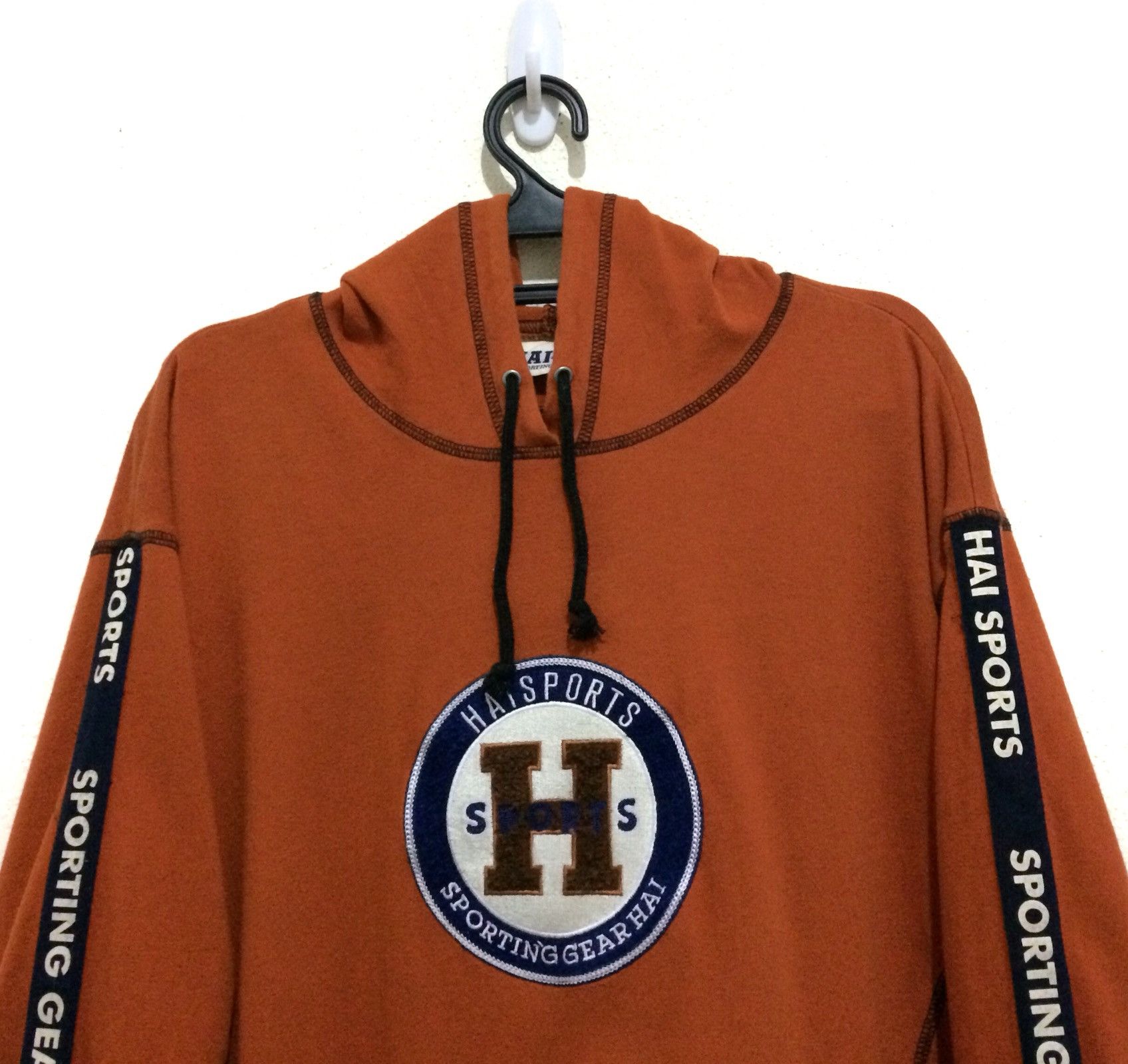 Hai Sporting Gear Vintage Hai Sports Hoodie Jacket Orange Size US M / EU 48-50 / 2 - 2 Thumbnail