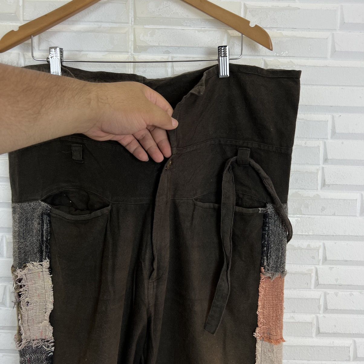 Japanese Brand VINTAGE MALAKA PANTS TARTAN DESIGN RARE RELAX WEAR PANTS Size US 38 / EU 54 - 4 Thumbnail