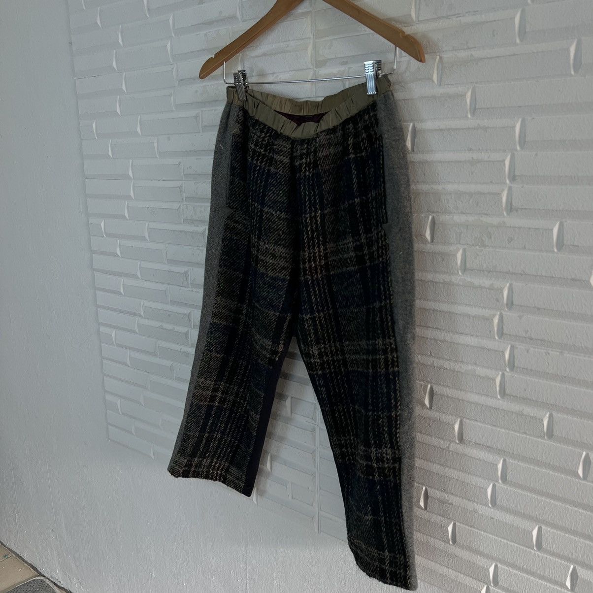 Vintage VINTAGE ROSIER MADE IN ITALY TARTAN DESIGN WOOL PANTS Size US 29 - 3 Thumbnail