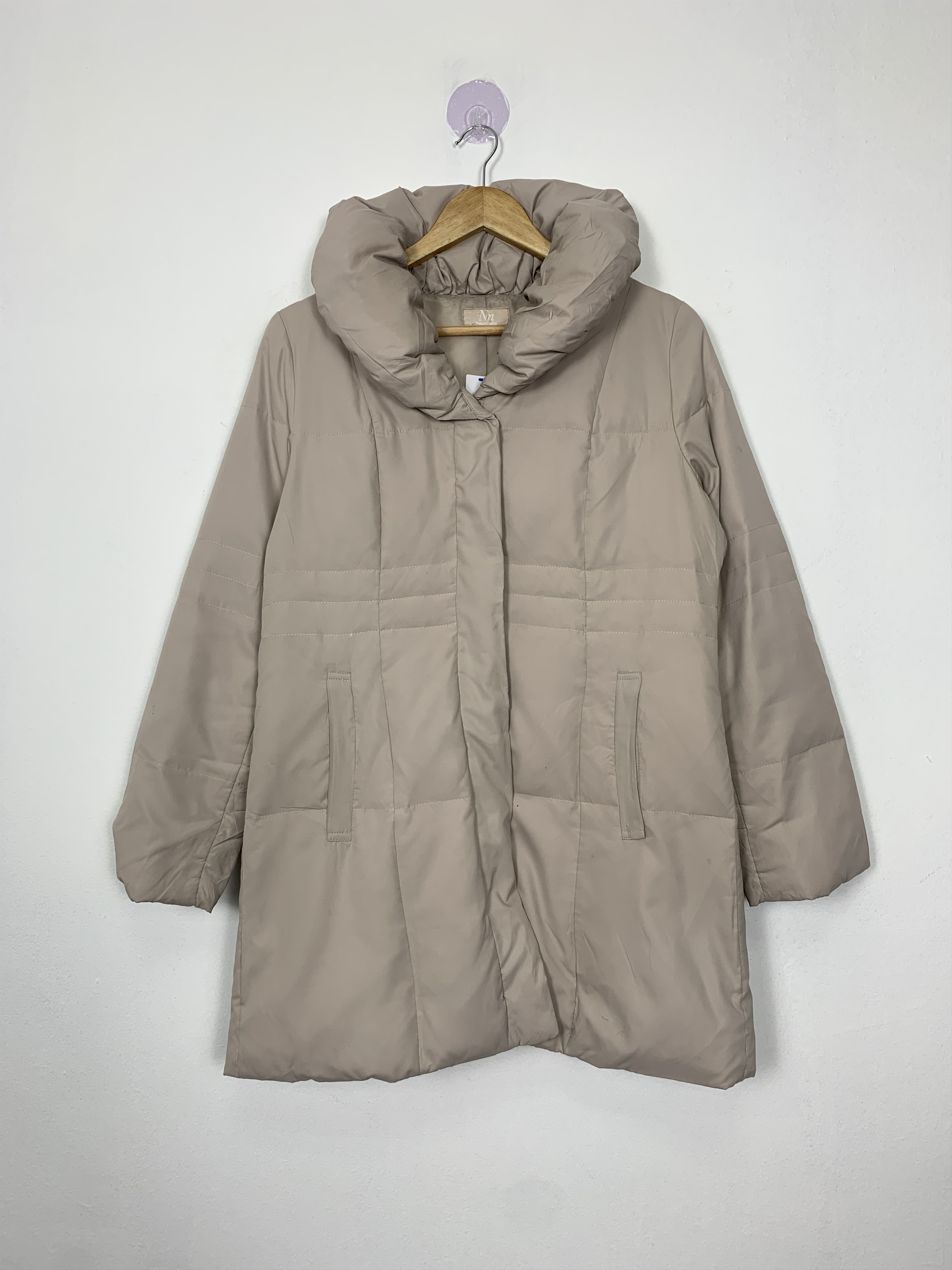 Japanese Brand Vintage Nn Puffer Button Up Long Jacket J1041 Size S / US 4 / IT 40 - 1 Thumbnail