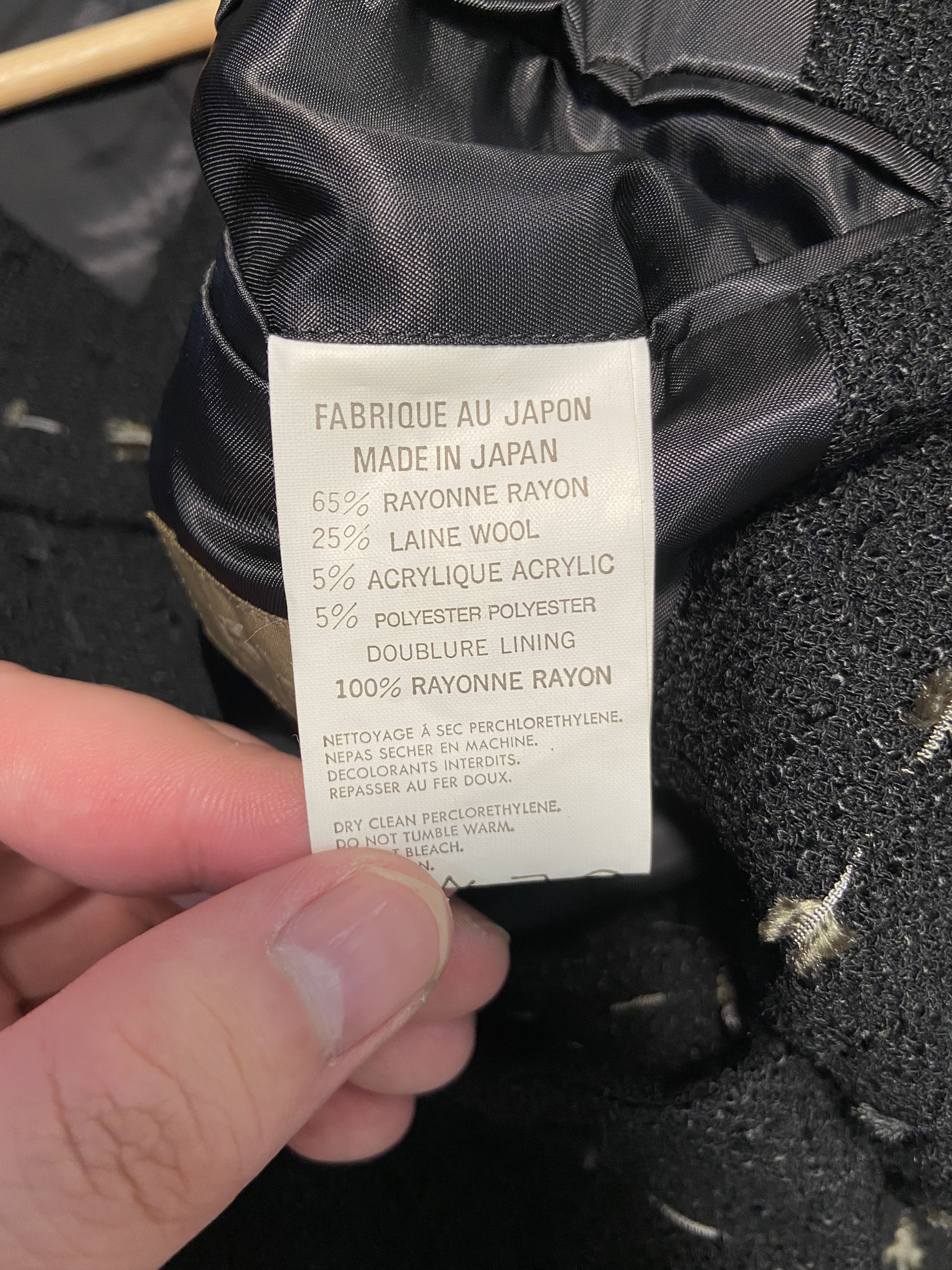 Yohji Yamamoto Y's for Men Jacket Size US M / EU 48-50 / 2 - 4 Thumbnail