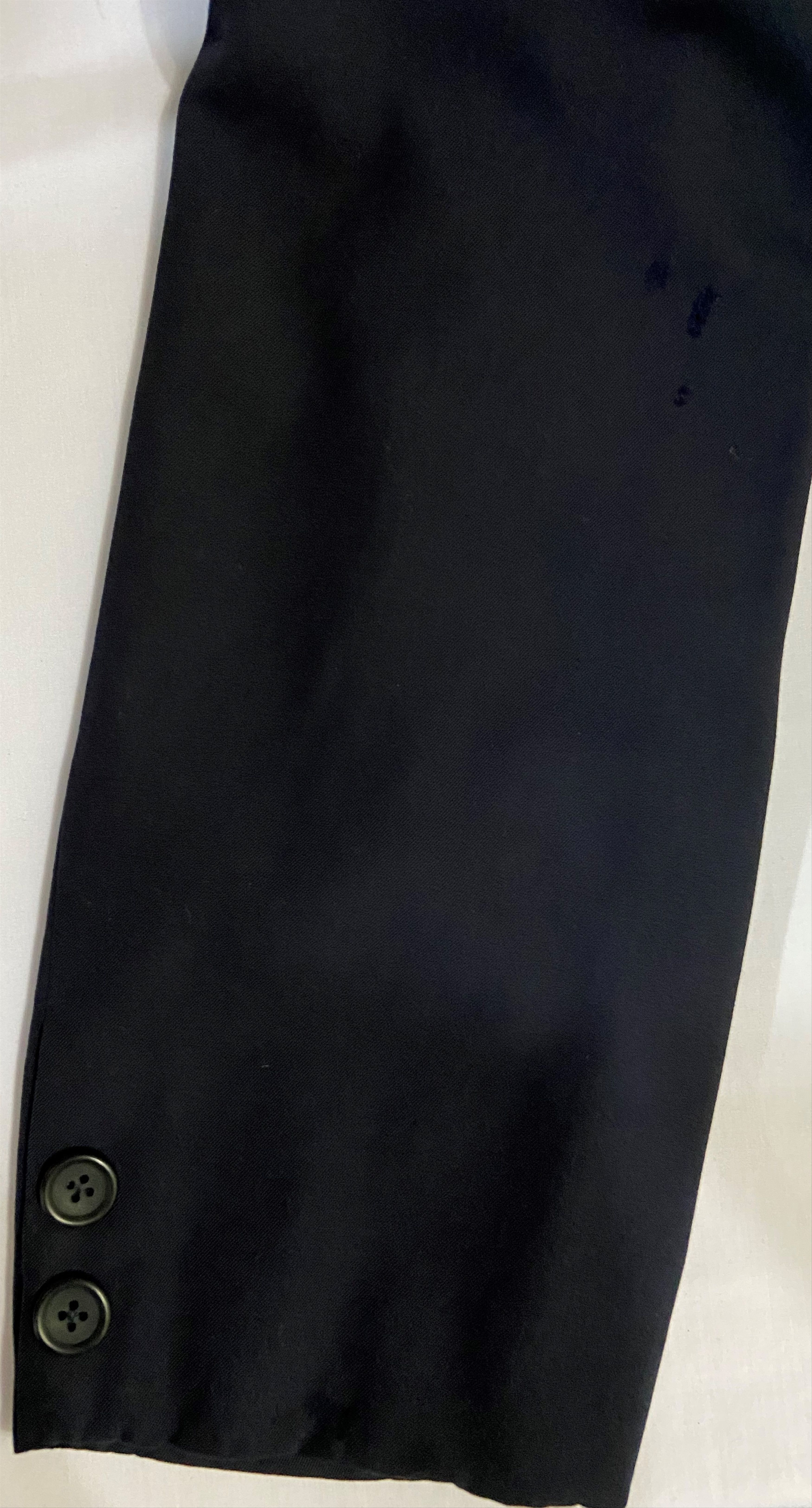 Yohji Yamamoto Yohji Yamamoto 80s Belted Navy Jacket Size US L / EU 52-54 / 3 - 10 Thumbnail