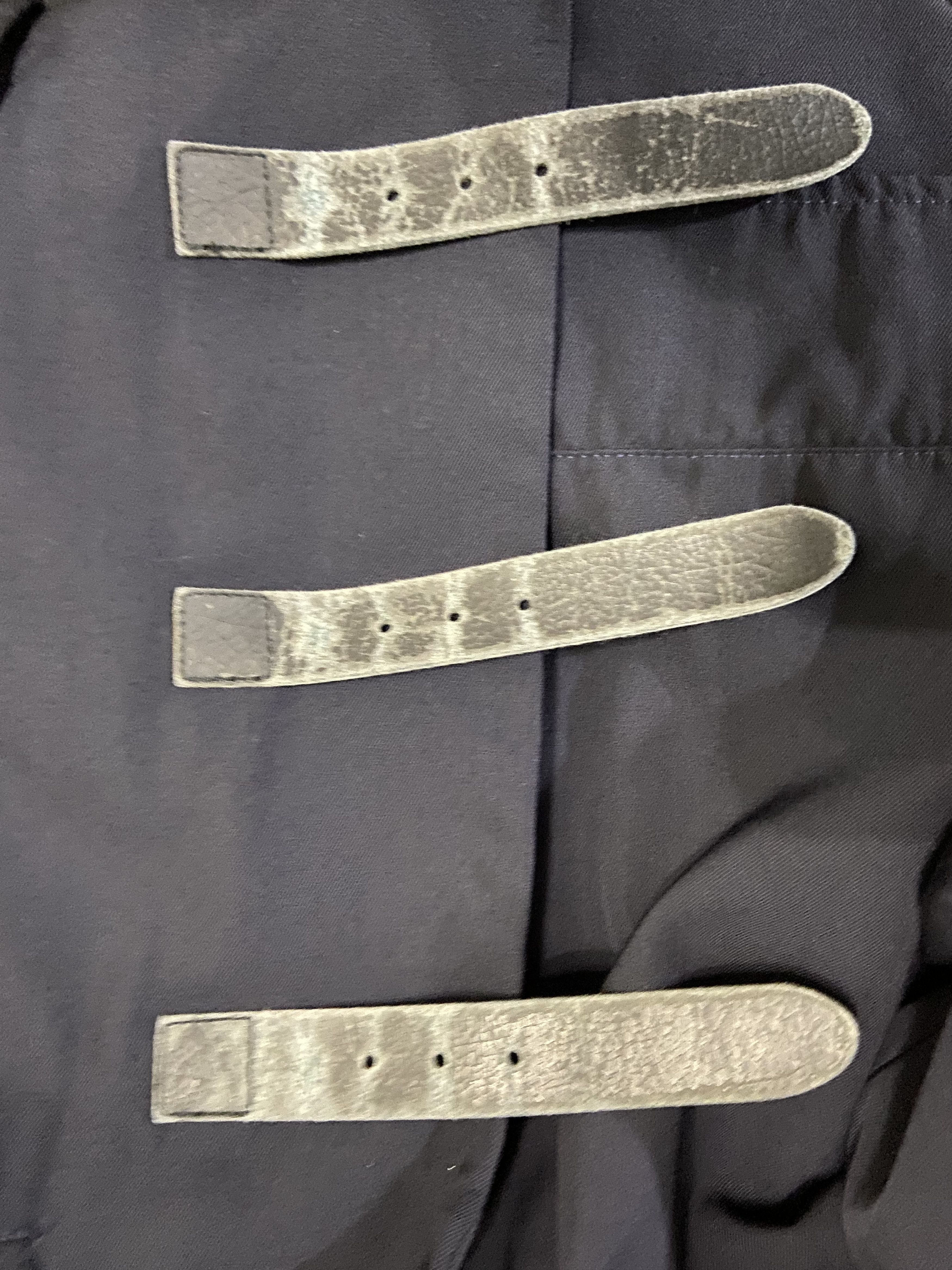 Yohji Yamamoto Yohji Yamamoto 80s Belted Navy Jacket Size US L / EU 52-54 / 3 - 9 Thumbnail