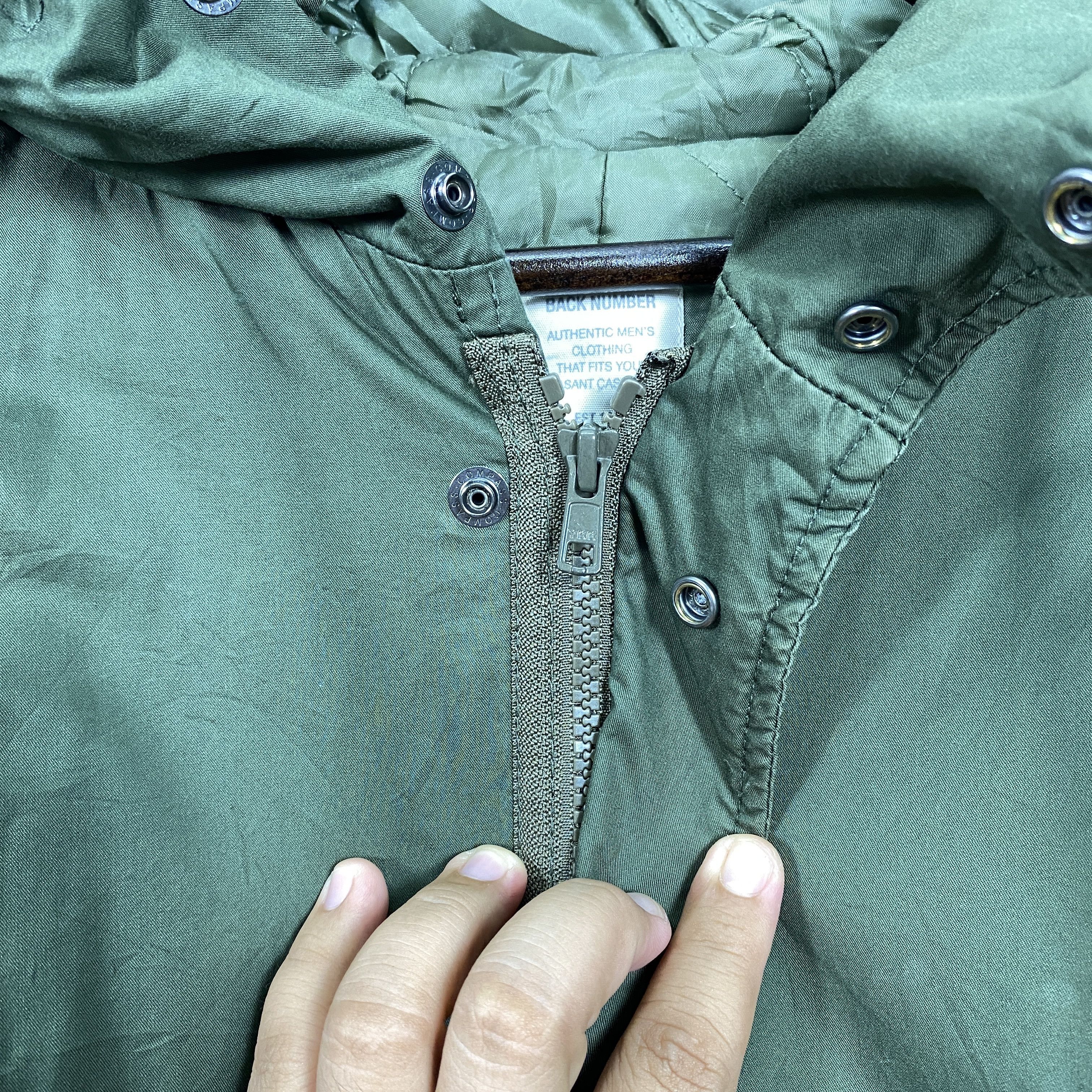 Japanese Brand Vintage Back Number Parkas With Hoodie J0191 Size US S / EU 44-46 / 1 - 9 Thumbnail