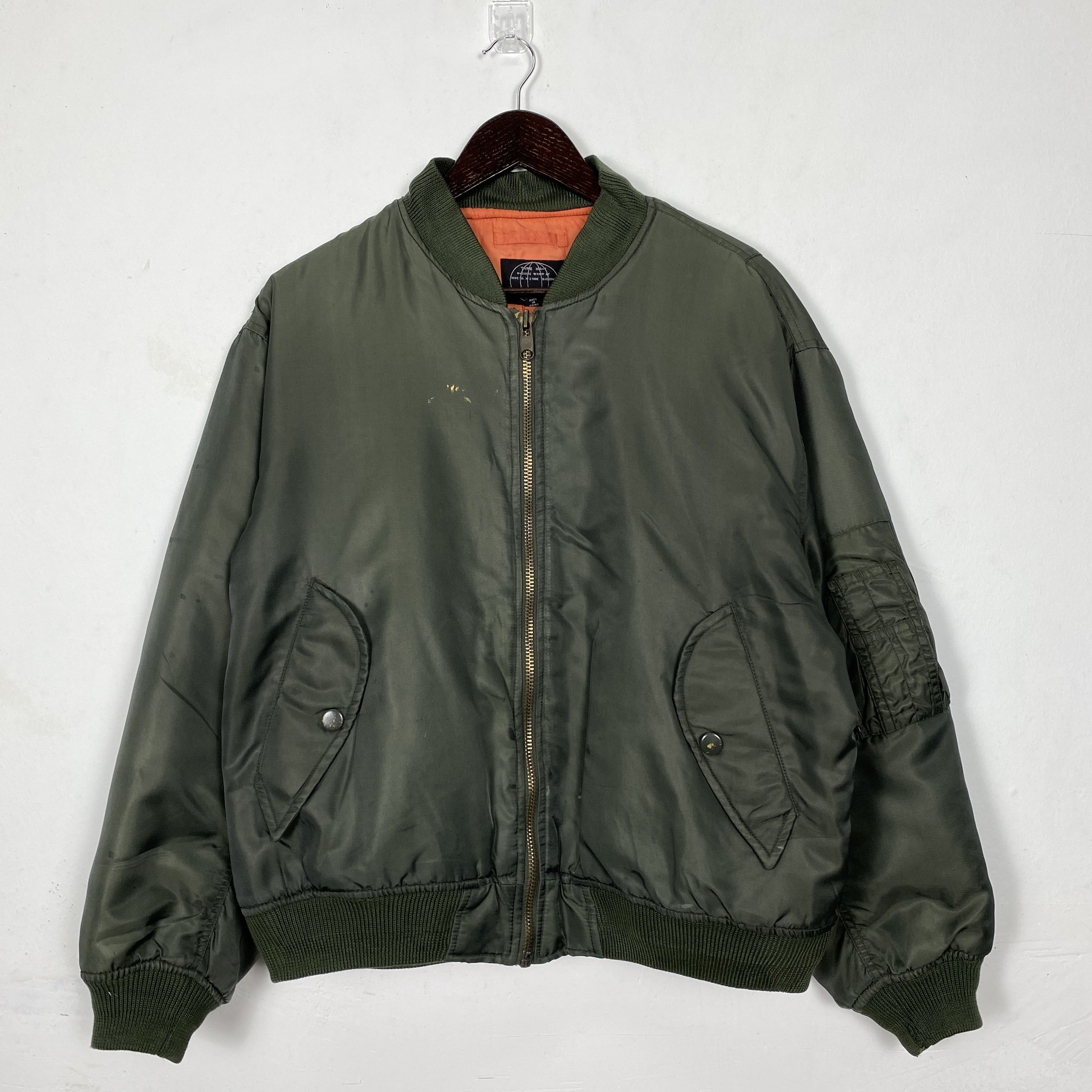 Vintage Vintage MA-1 Bombers Jacket J0201 Size US M / EU 48-50 / 2 - 1 Thumbnail