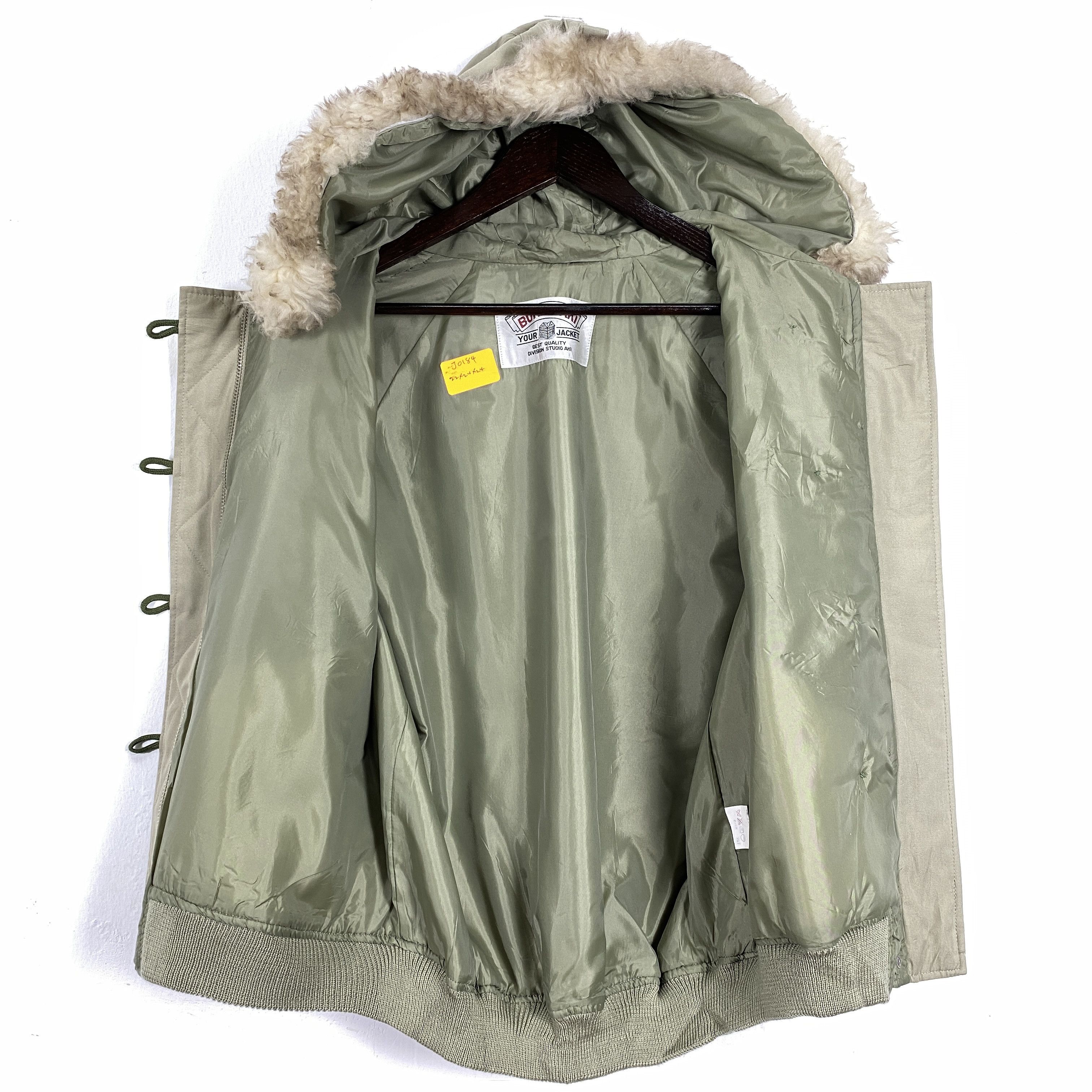 Japanese Brand Vintage 90s Japanese Brand Bomber with Hoodie J0184 Size US S / EU 44-46 / 1 - 8 Thumbnail