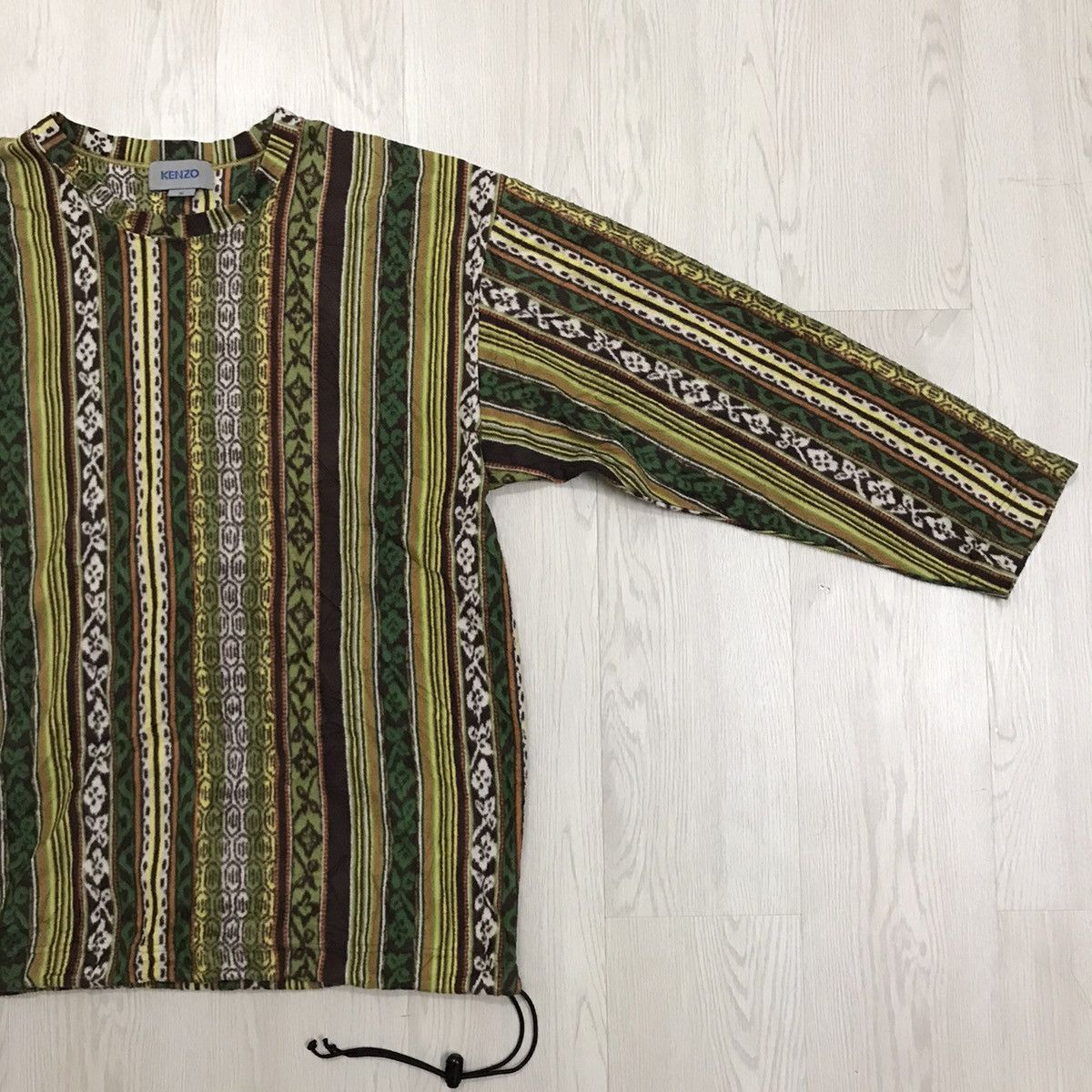 Kenzo × Vintage Vintage Kenzo Native Navajo Printed Fleece Size US M / EU 48-50 / 2 - 6 Thumbnail