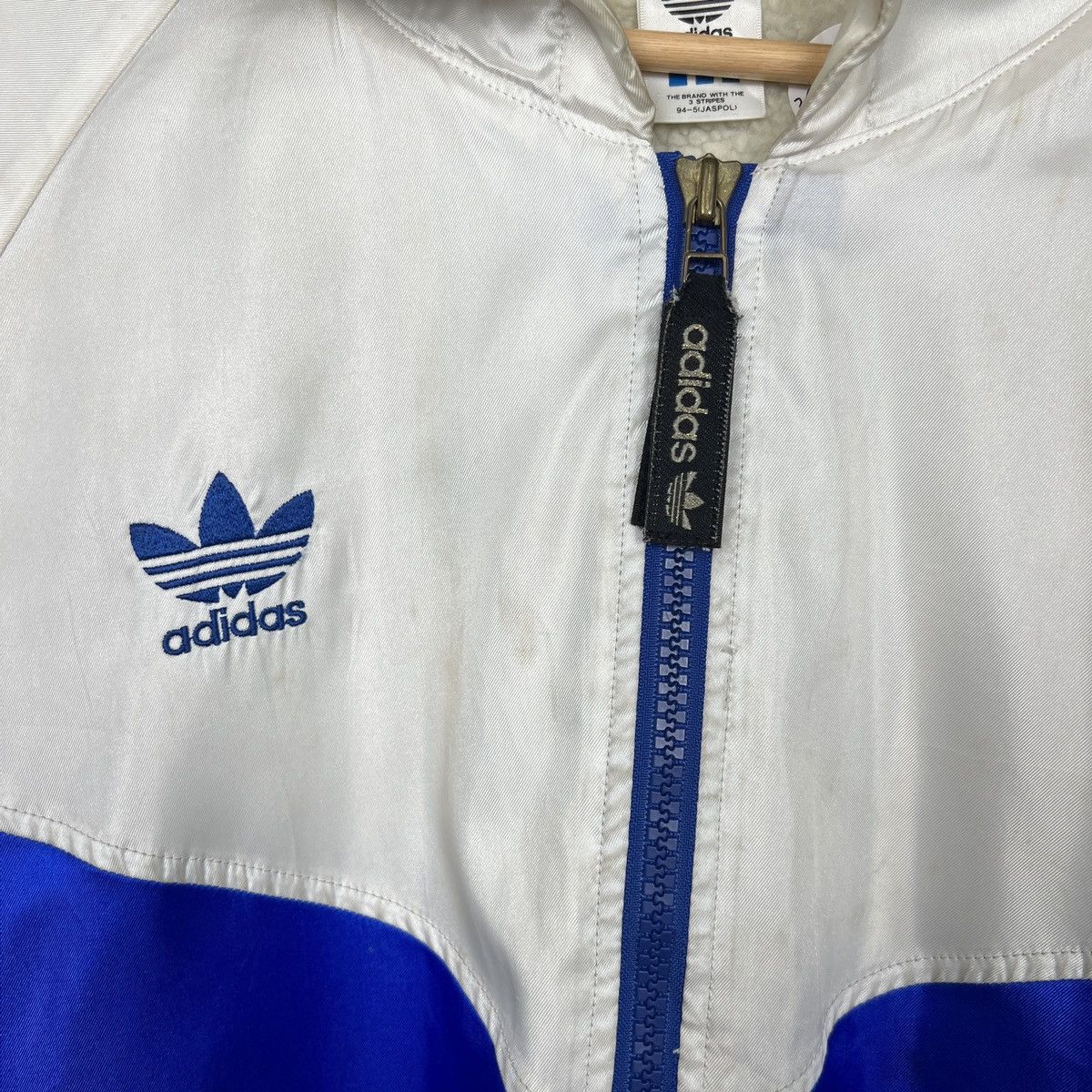 Adidas × Vintage 80s ADIDAS parka hoodie Jacket - no leather biker boots Size US L / EU 52-54 / 3 - 5 Thumbnail