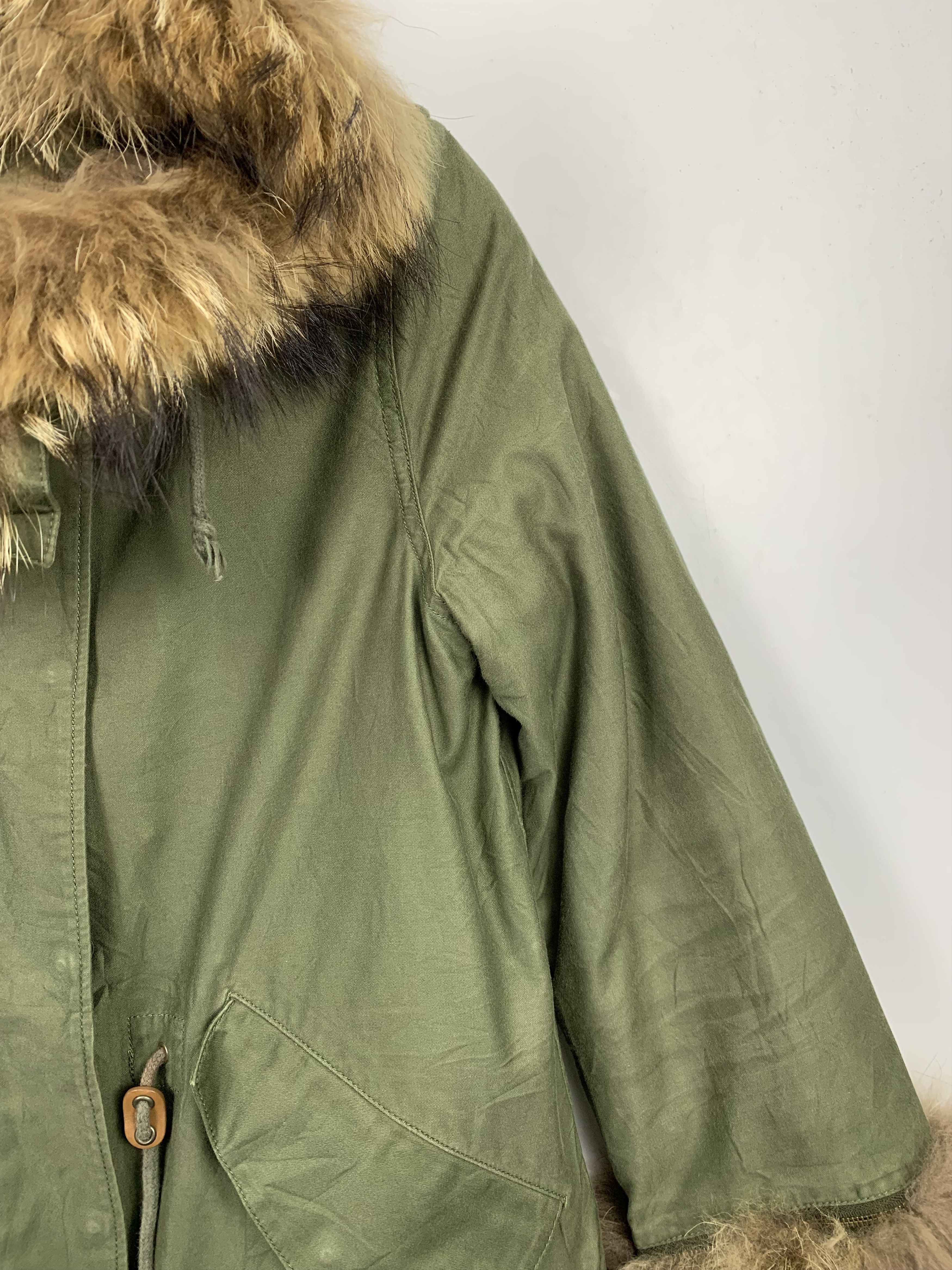 ADAM ET ROPE Vintage ADAM ET ROPE Fur Winter Fish Tail Parka Jacket J0317 Size US S / EU 44-46 / 1 - 2 Thumbnail