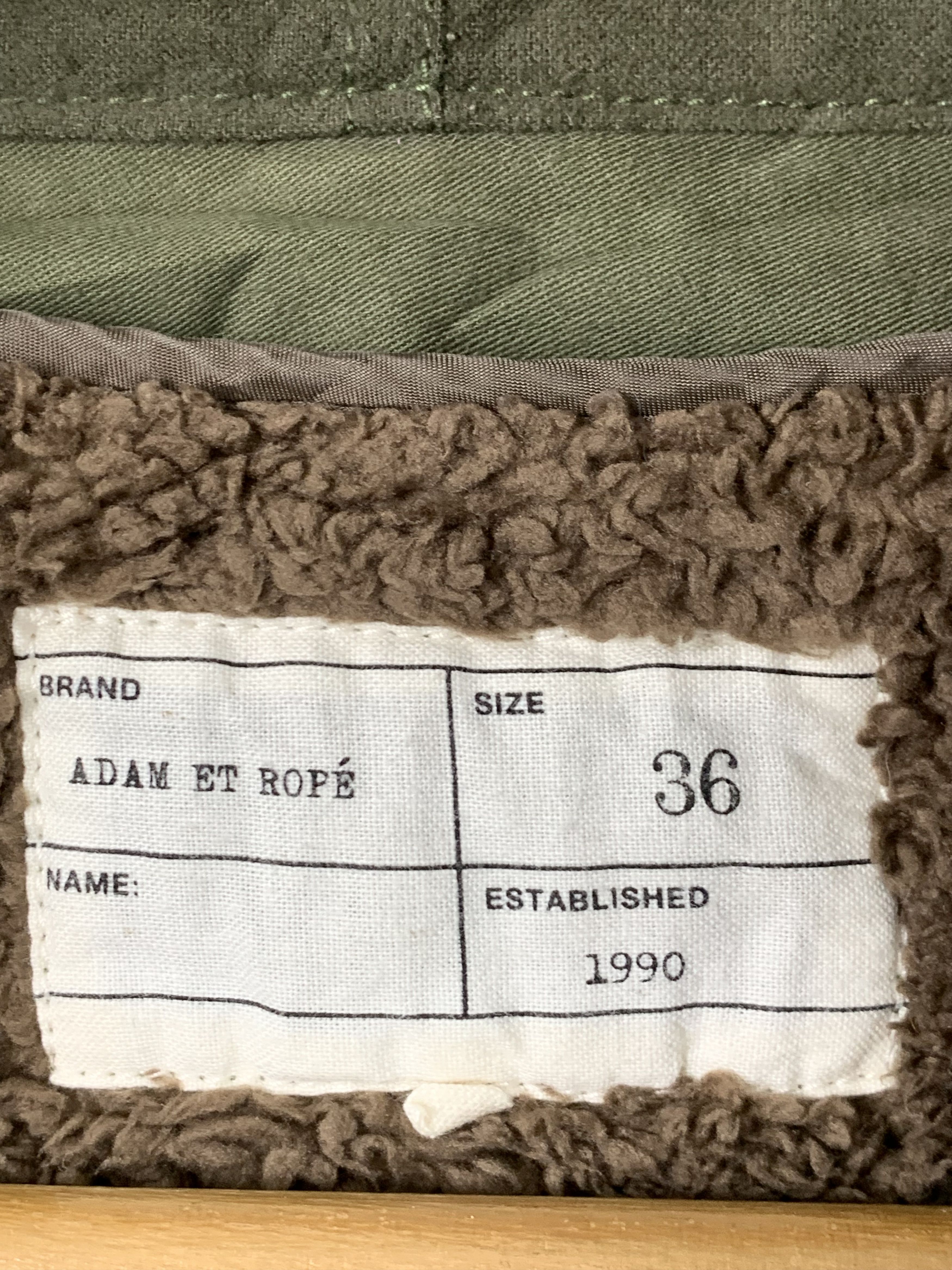 ADAM ET ROPE Vintage ADAM ET ROPE Fur Winter Fish Tail Parka Jacket J0317 Size US S / EU 44-46 / 1 - 9 Thumbnail