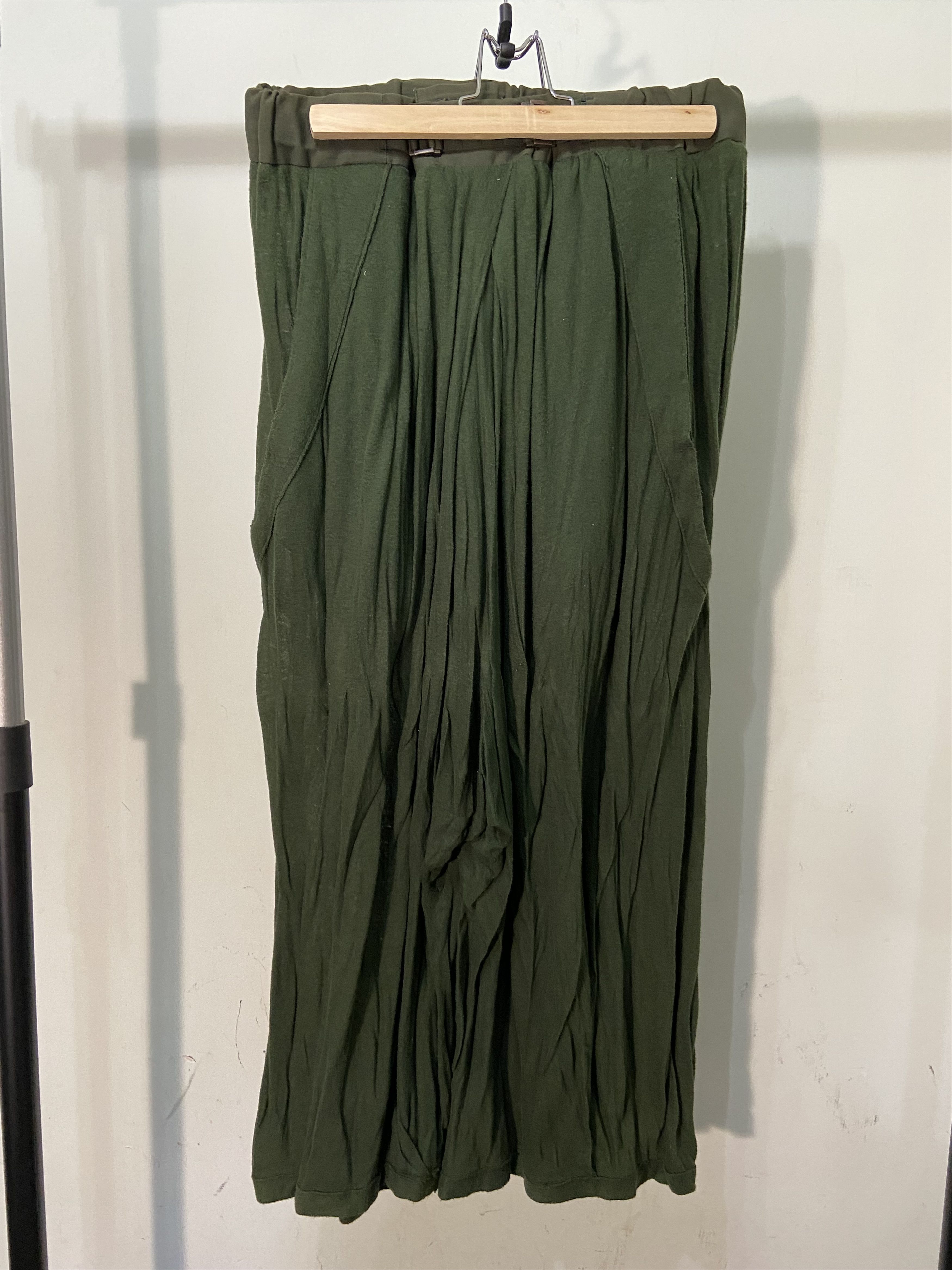 Yohji Yamamoto Yohji Yamamoto 12ss Green Hakama Pants Size US 32 / EU 48 - 3 Thumbnail