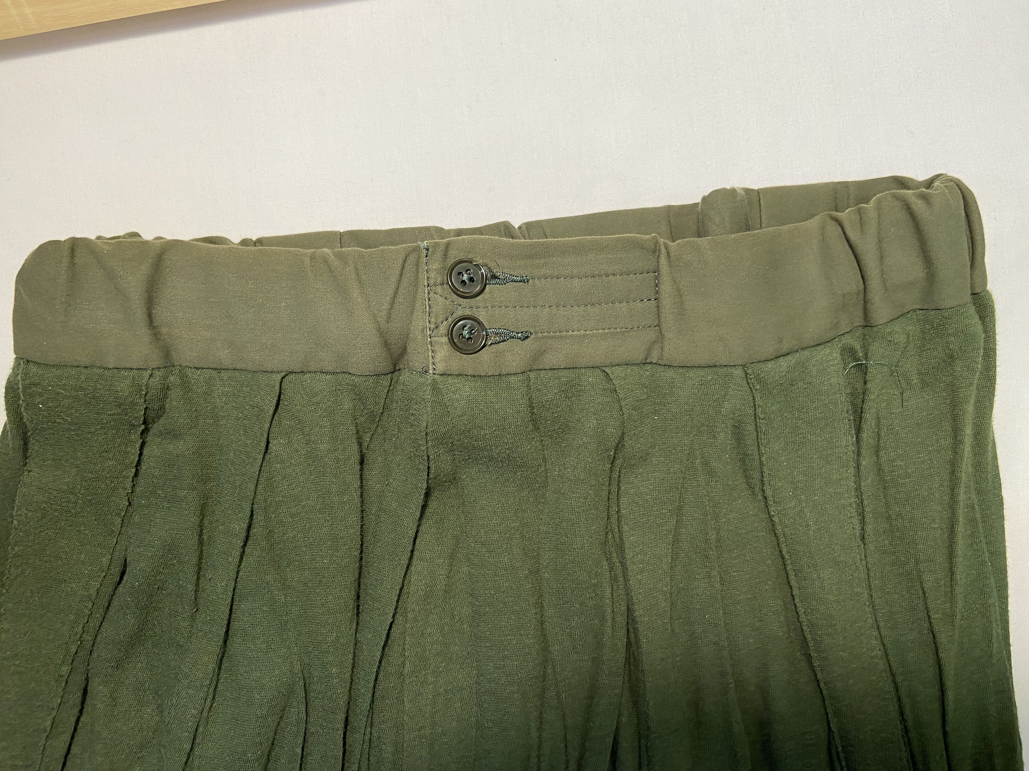 Yohji Yamamoto Yohji Yamamoto 12ss Green Hakama Pants Size US 32 / EU 48 - 5 Thumbnail