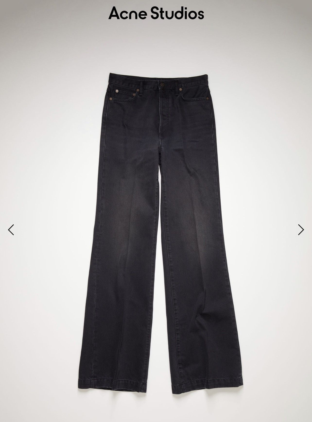 Acne Studio: Vintage Black Jeans 1996