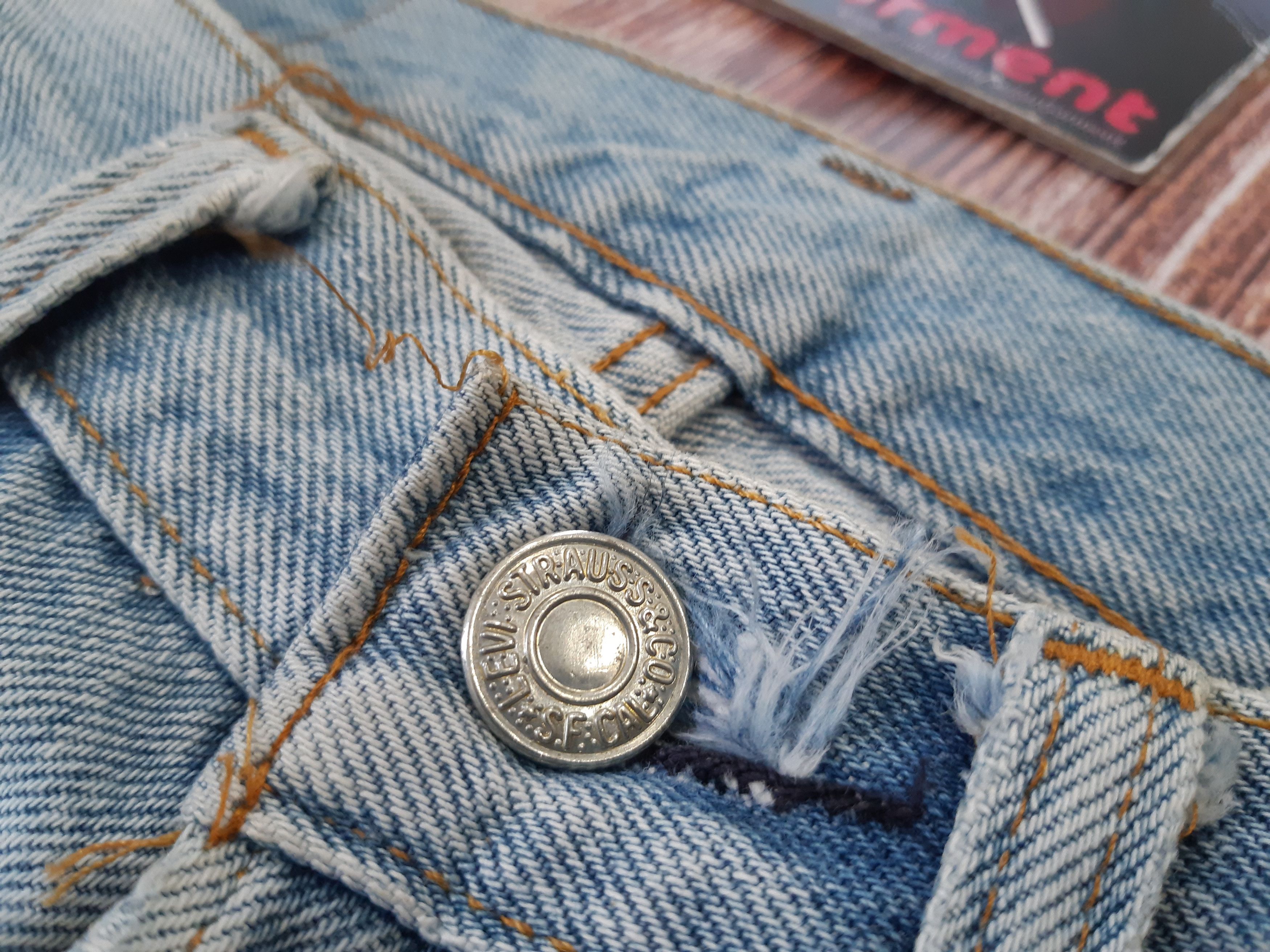 Levi's × Vintage Levis 501 Jeans SELVEDGE Button 6 USA Vintage Size US 29 - 5 Thumbnail