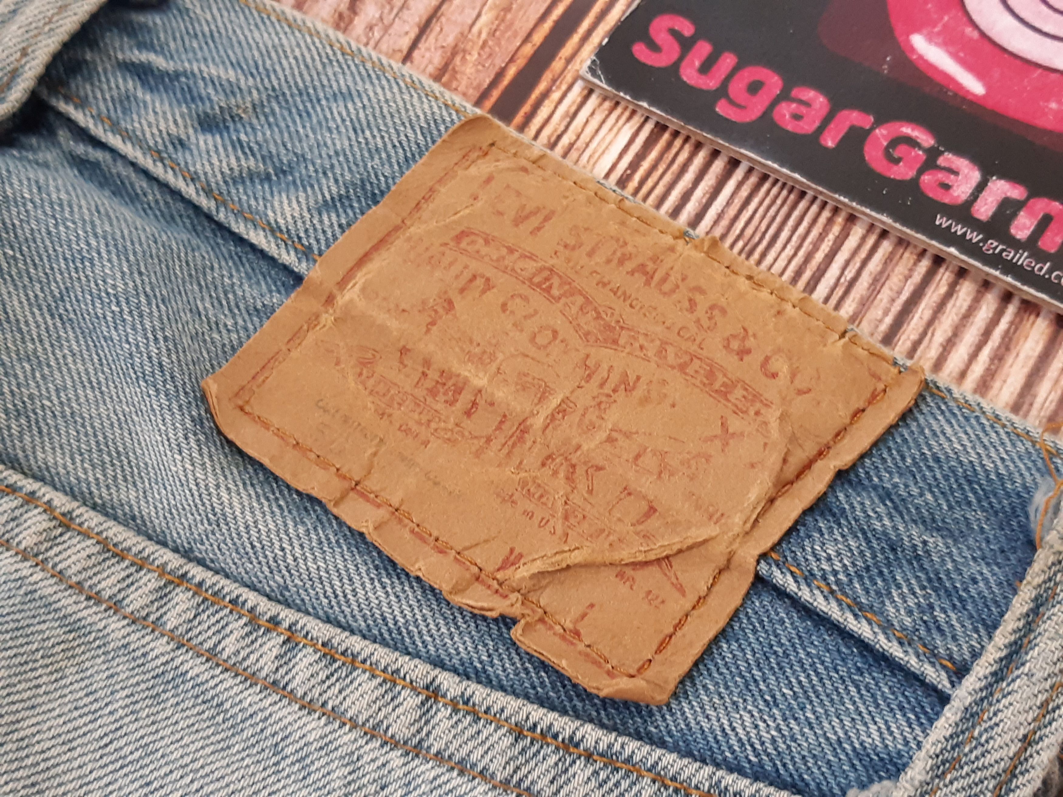 Levi's × Vintage Levis 501 Jeans SELVEDGE Button 6 USA Vintage Size US 29 - 12 Thumbnail