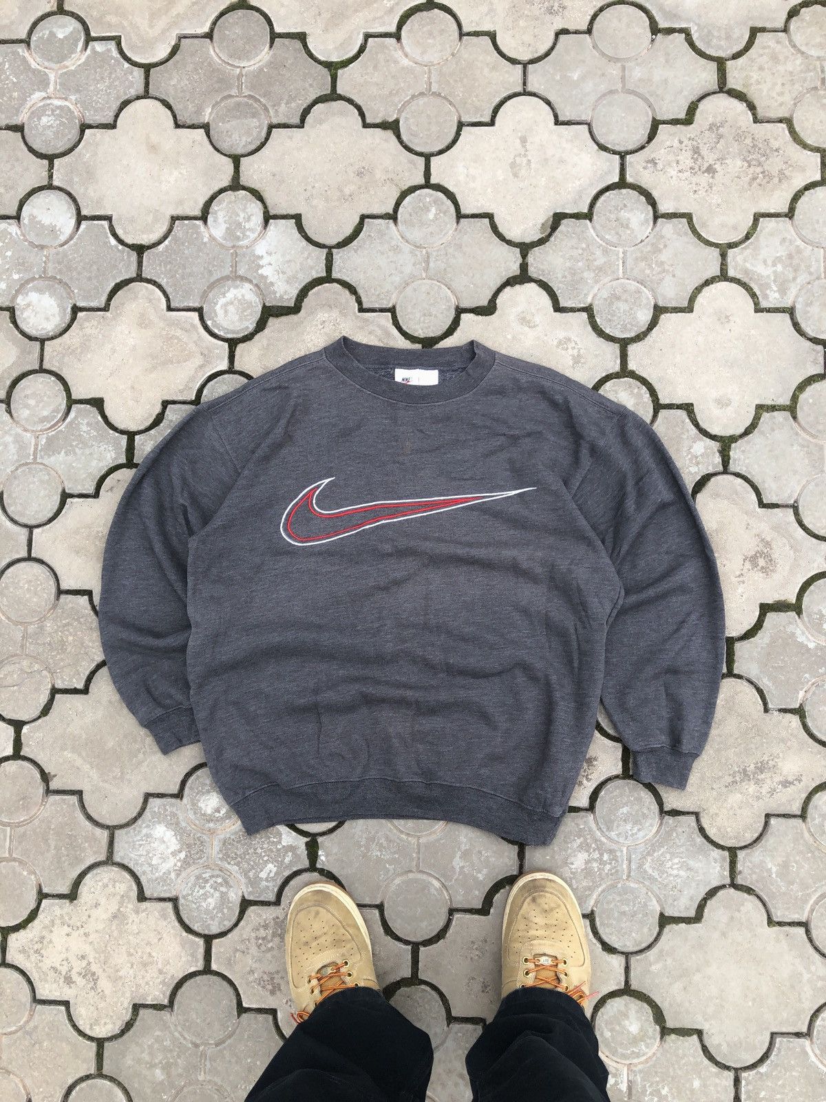 Vintage Nike Center Logo Big Swoosh Sweatshirt