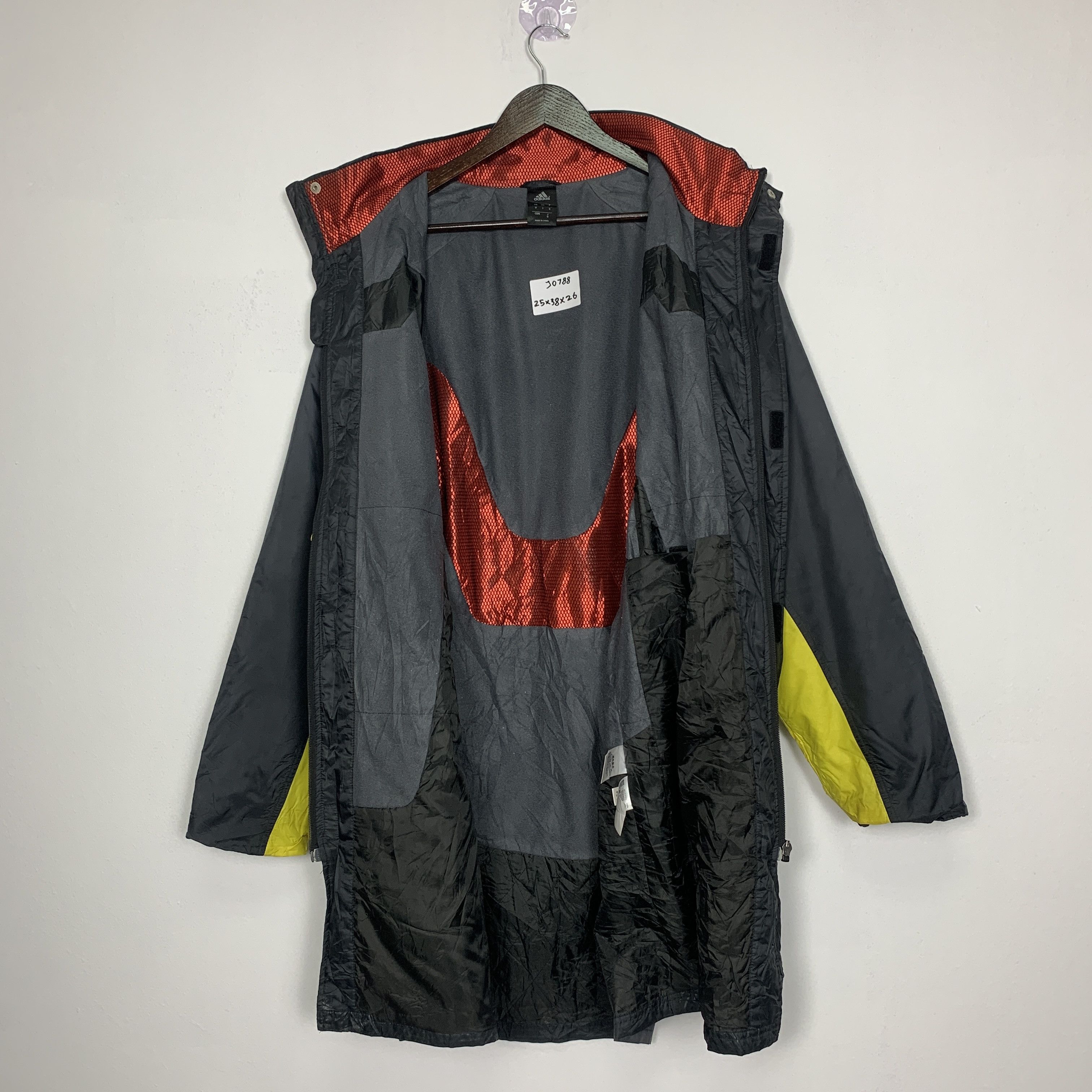Adidas × Vintage Vintage ADIDAS Big Logo Long Jackets Size US L / EU 52-54 / 3 - 11 Thumbnail