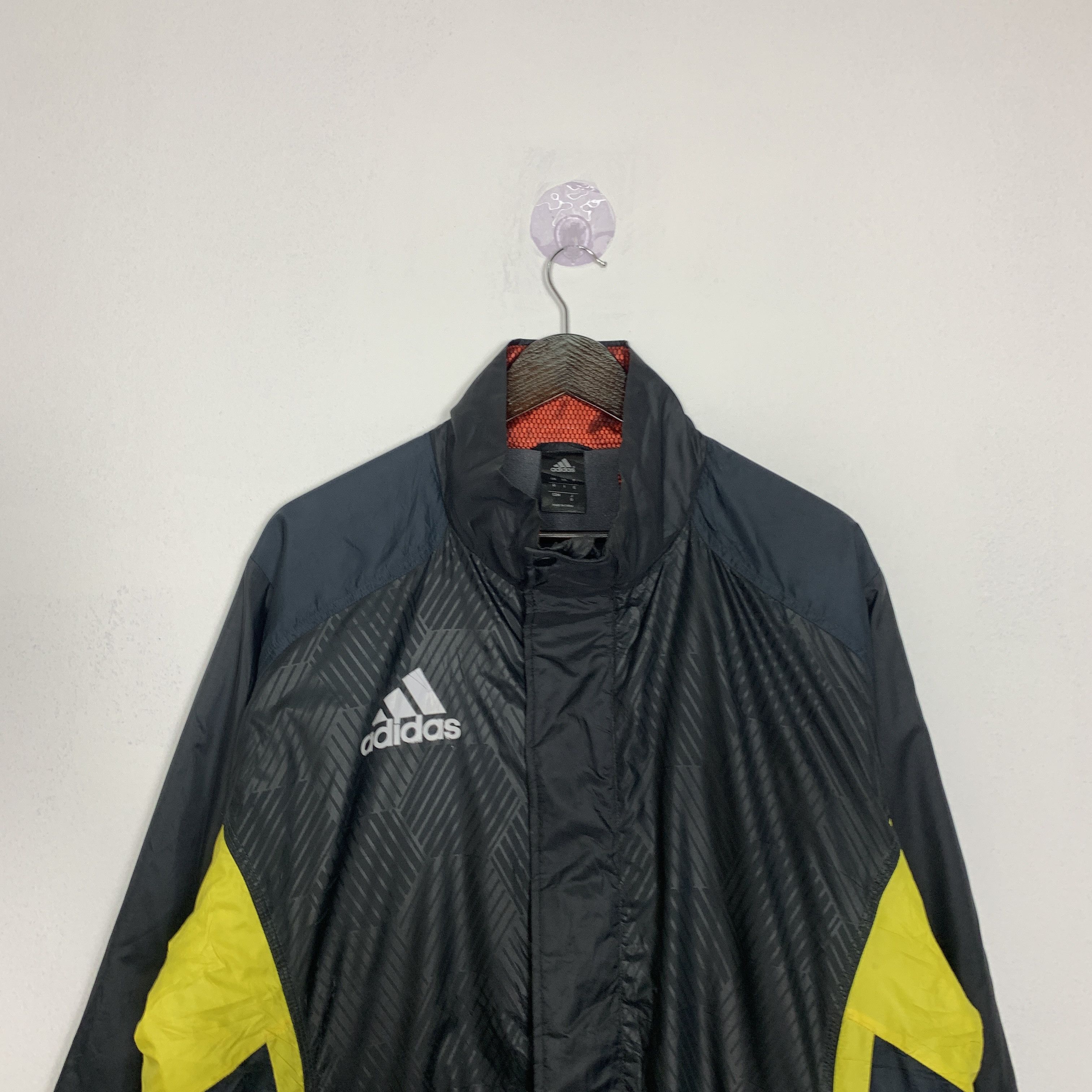 Adidas × Vintage Vintage ADIDAS Big Logo Long Jackets Size US L / EU 52-54 / 3 - 2 Thumbnail