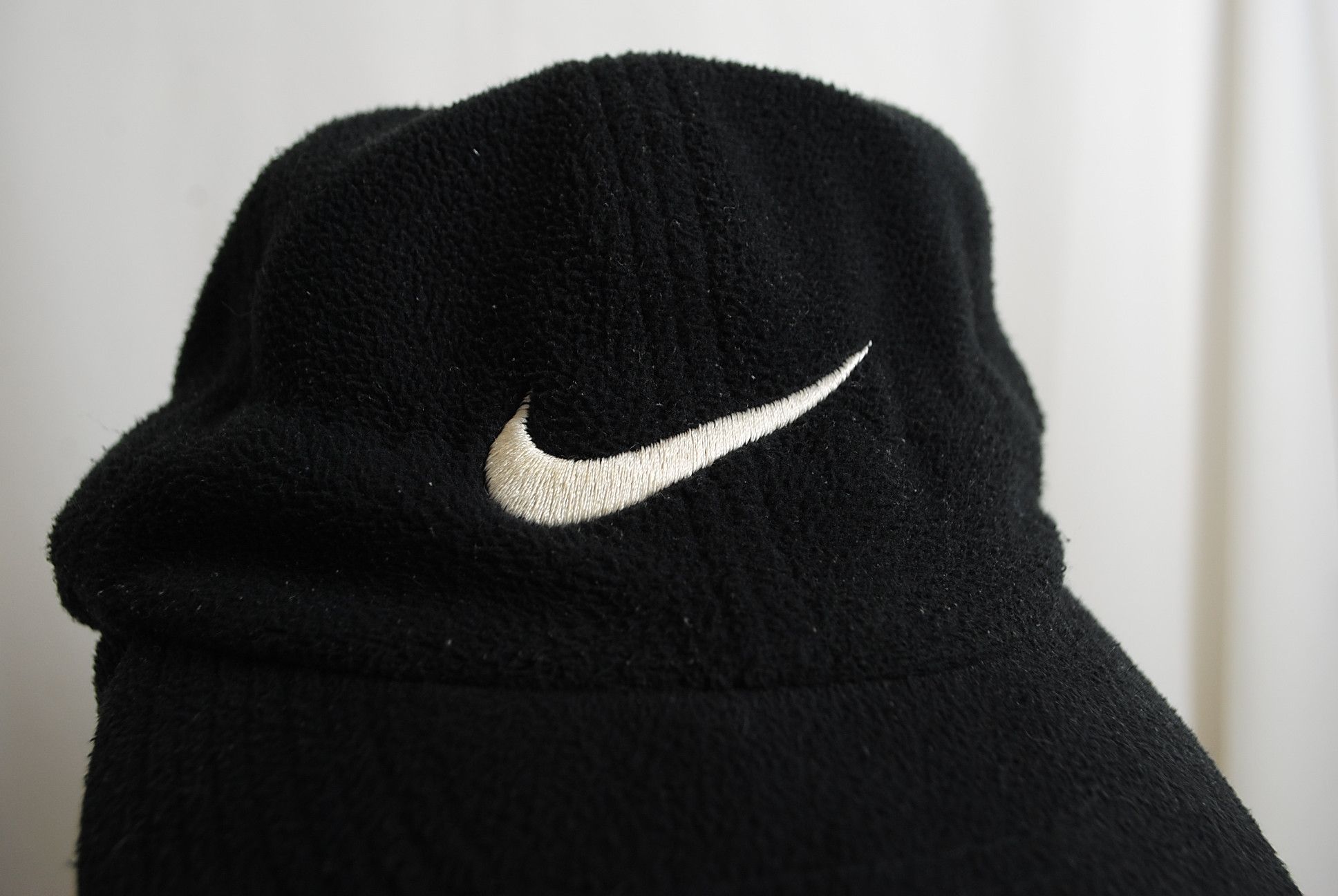 Nike × Vintage Nike Vintage 90's Fleece Winter Cap Size ONE SIZE - 5 Thumbnail
