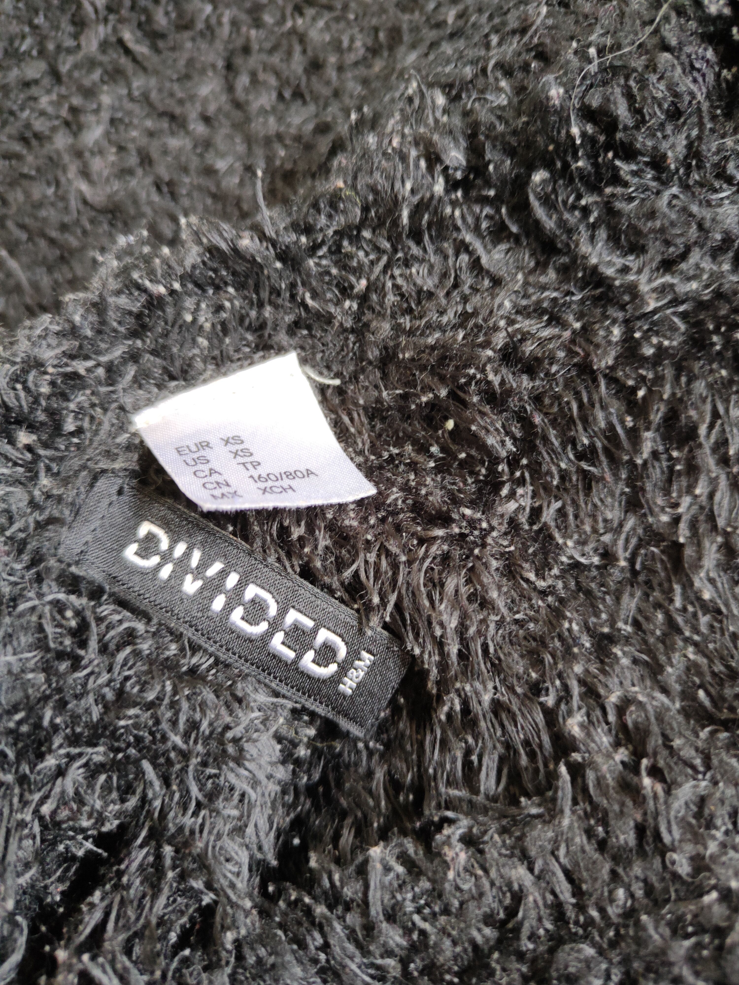 Homespun Knitwear × Japanese Brand Divided-H&M Black Shag Shaggy Fur Mohair Knitwear #S799 Size XS / US 0-2 / IT 36-38 - 12 Thumbnail