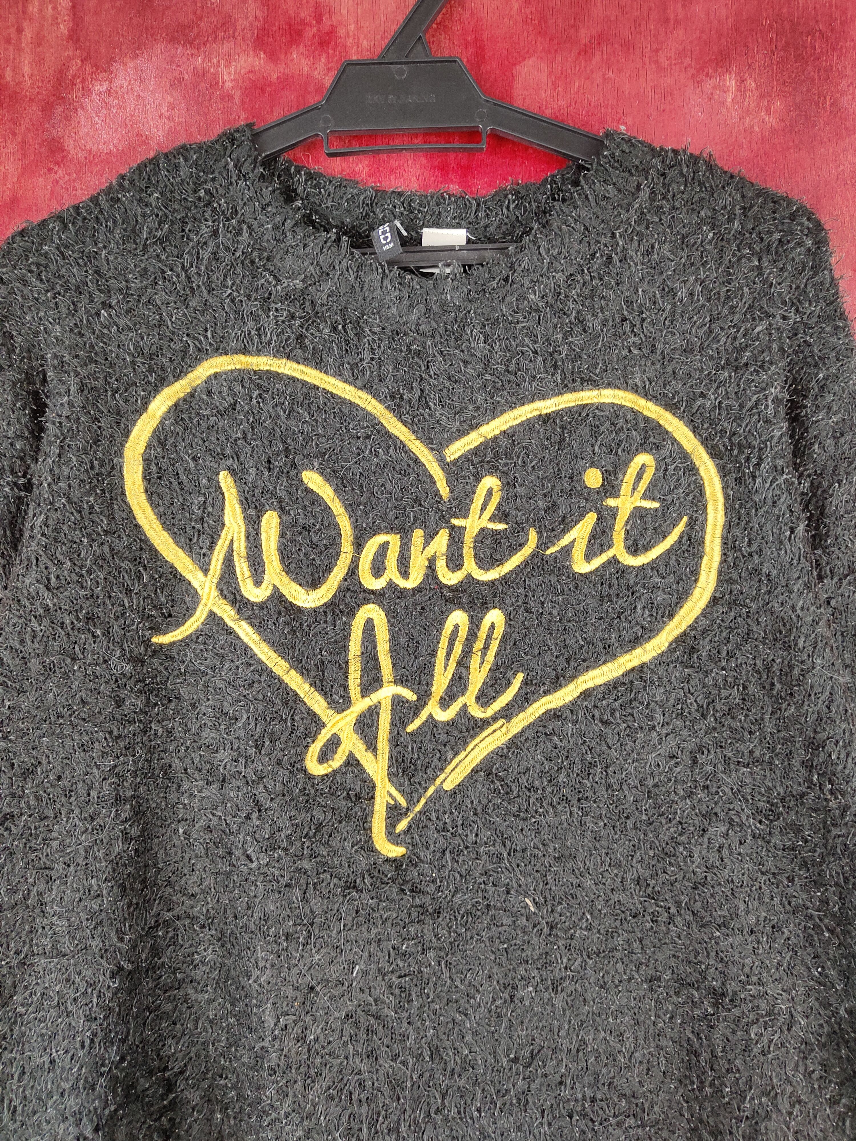 Homespun Knitwear × Japanese Brand Divided-H&M Black Shag Shaggy Fur Mohair Knitwear #S799 Size XS / US 0-2 / IT 36-38 - 2 Thumbnail