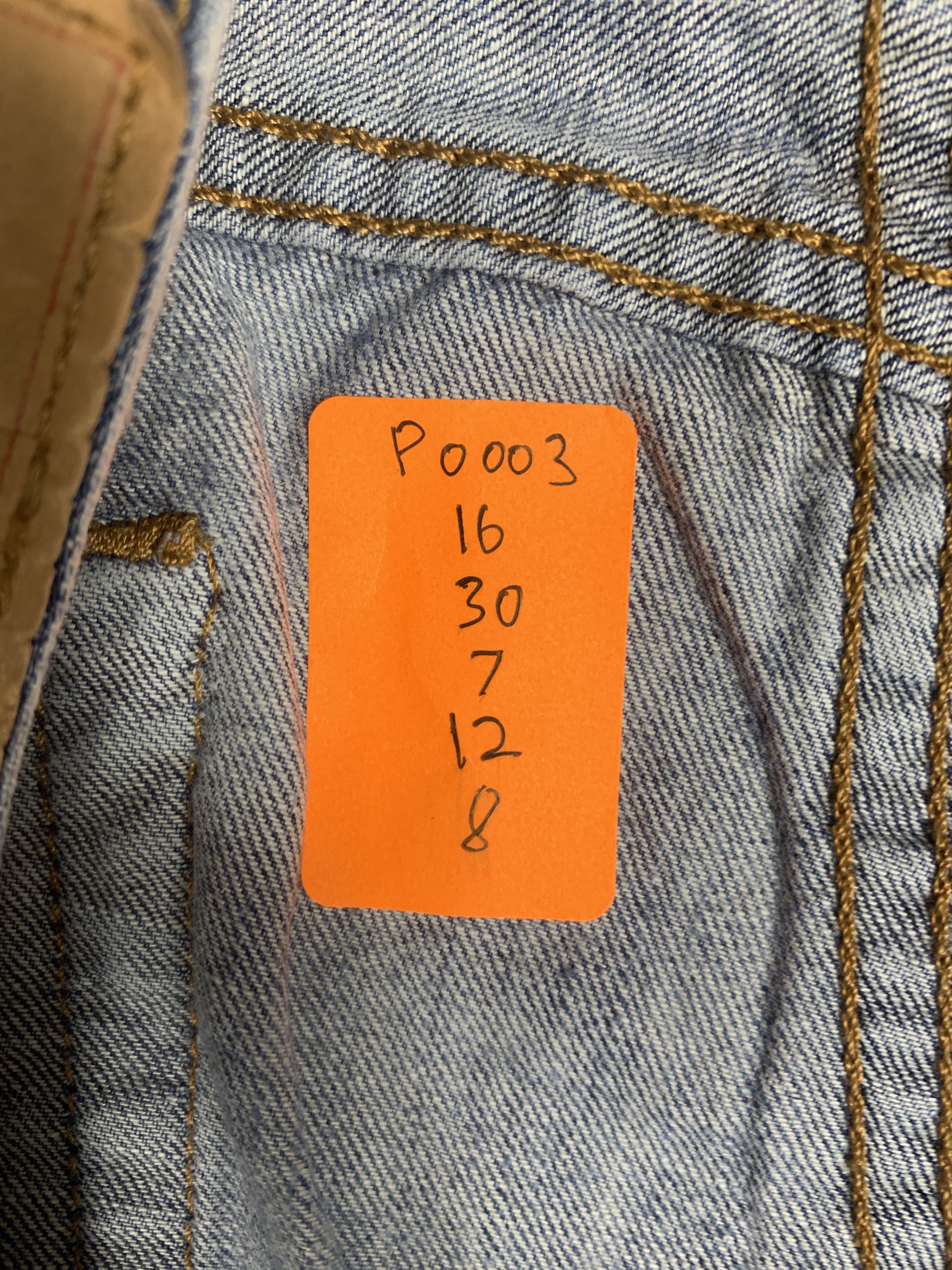 Levi's × Vintage Vintage LEVI'S 505 Distressed Faded Straight Cut Mid Wash Size US 32 / EU 48 - 8 Thumbnail