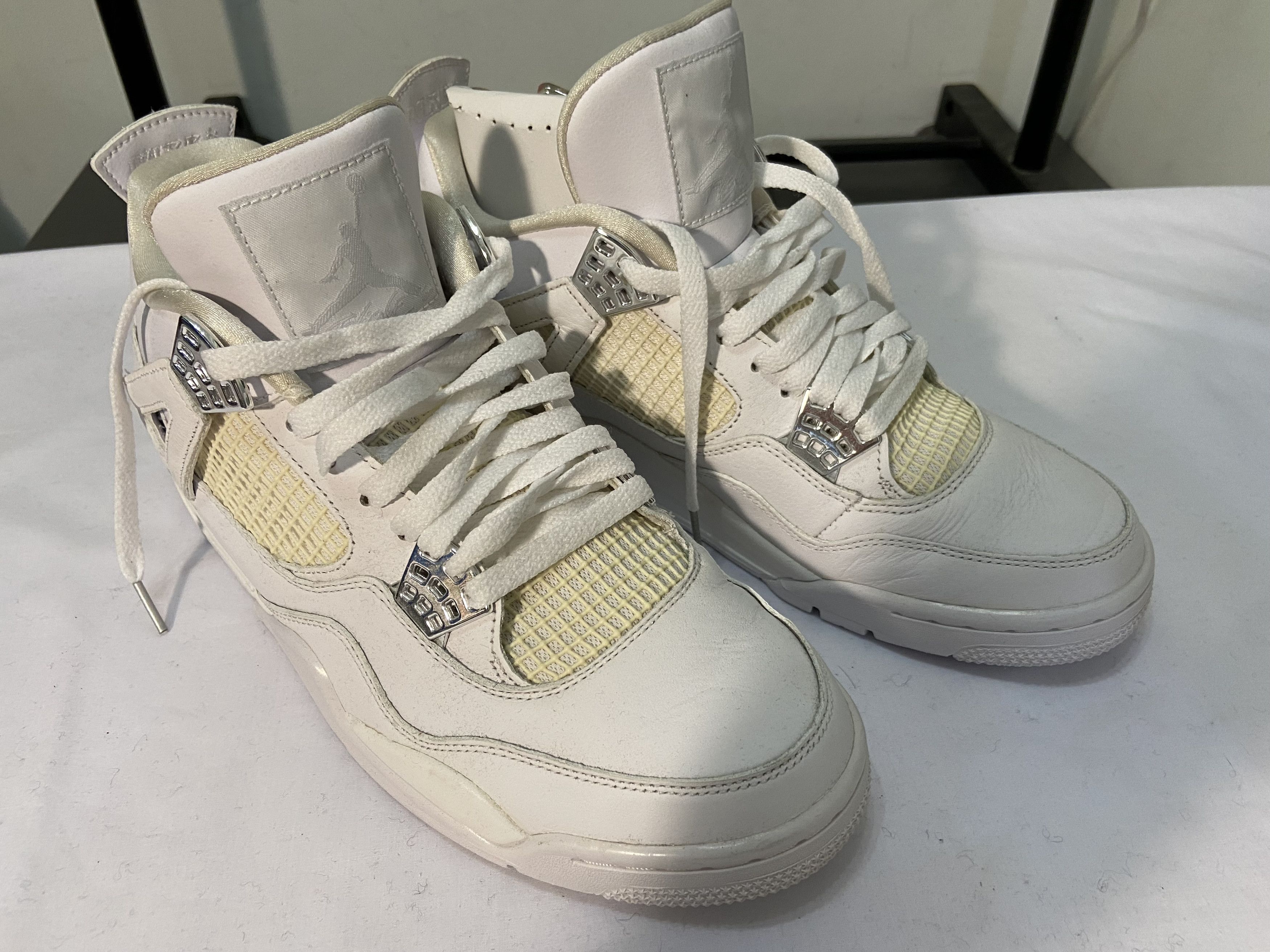 Jordan Brand Air Jordan 4 Retro Pure Money Sneakers Size US 11 / EU 44 - 1 Thumbnail