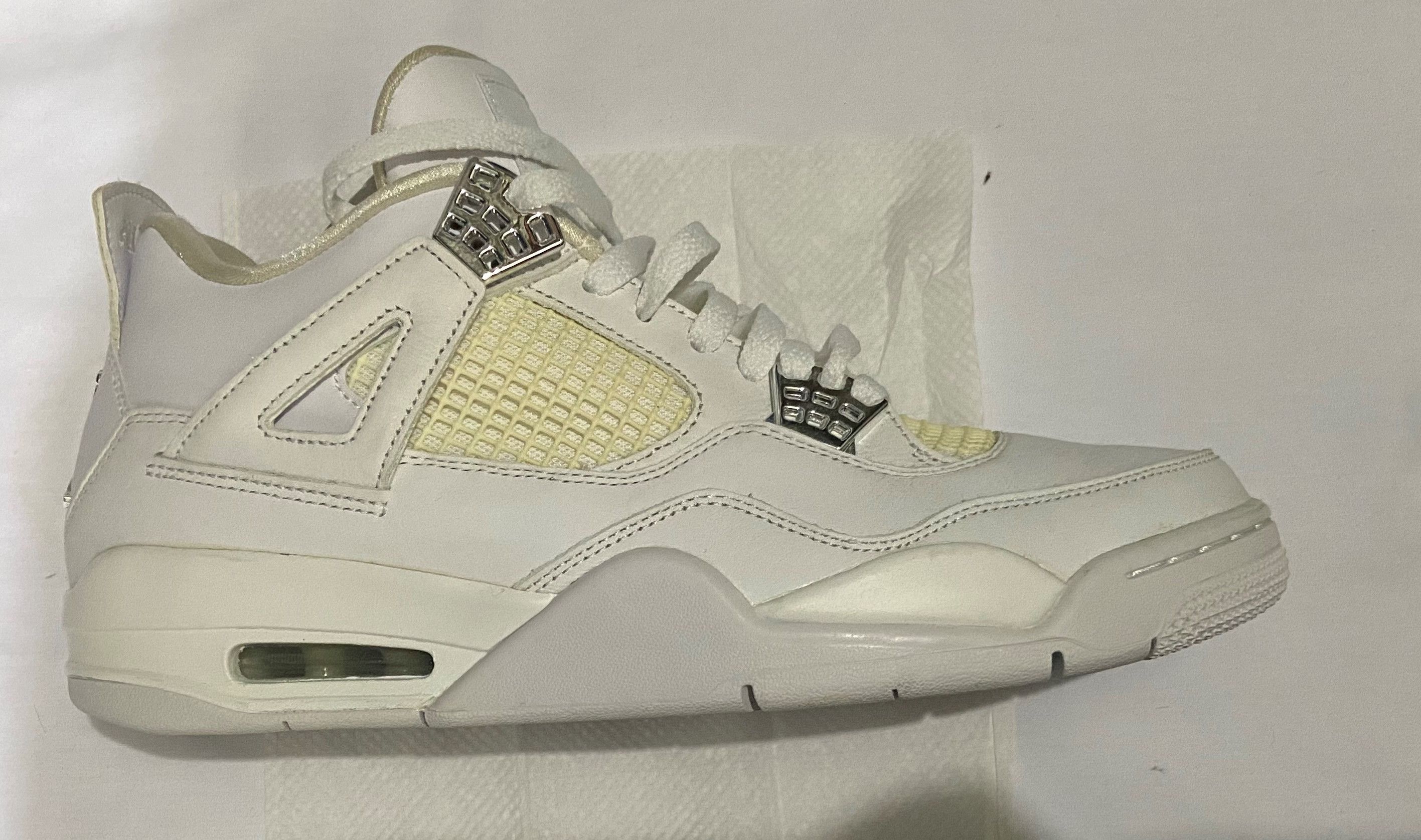 Jordan Brand Air Jordan 4 Retro Pure Money Sneakers Size US 11 / EU 44 - 8 Thumbnail