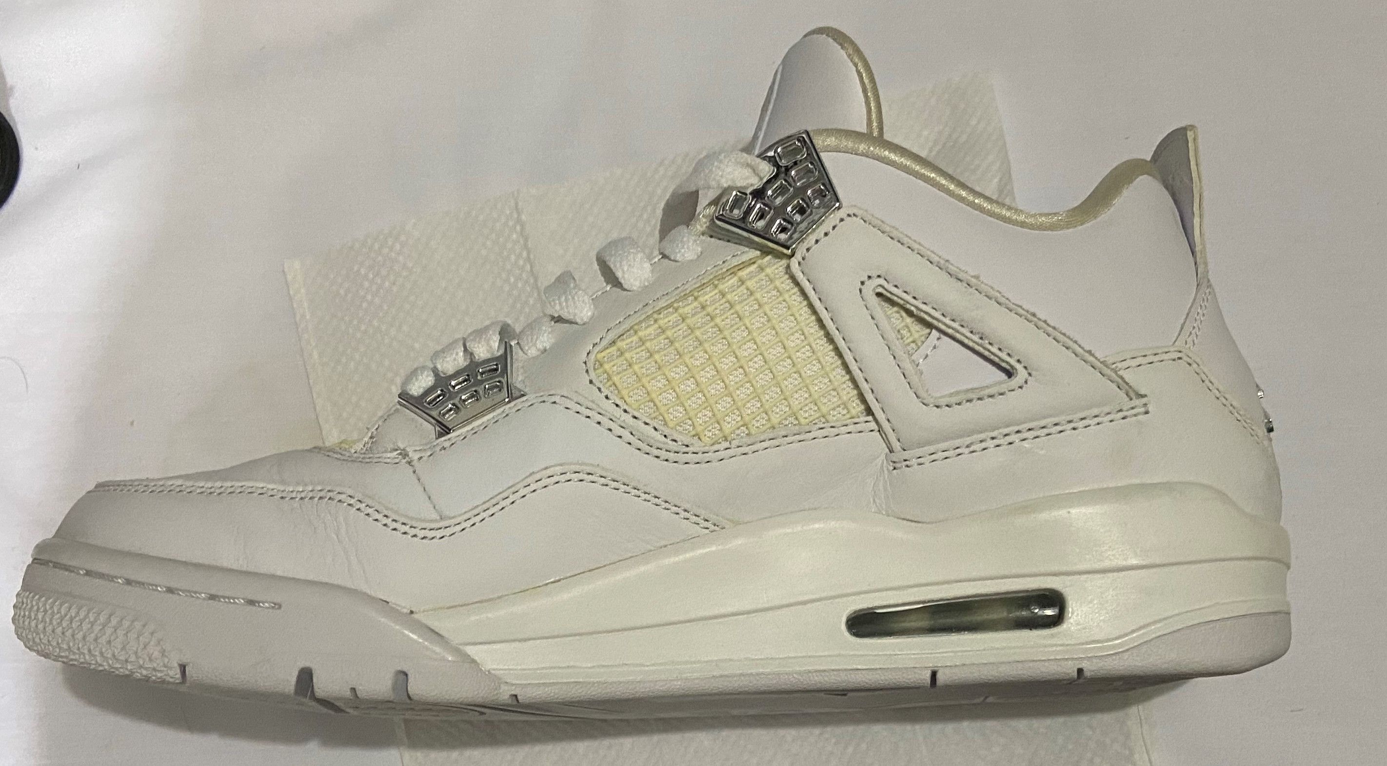 Jordan Brand Air Jordan 4 Retro Pure Money Sneakers Size US 11 / EU 44 - 9 Thumbnail