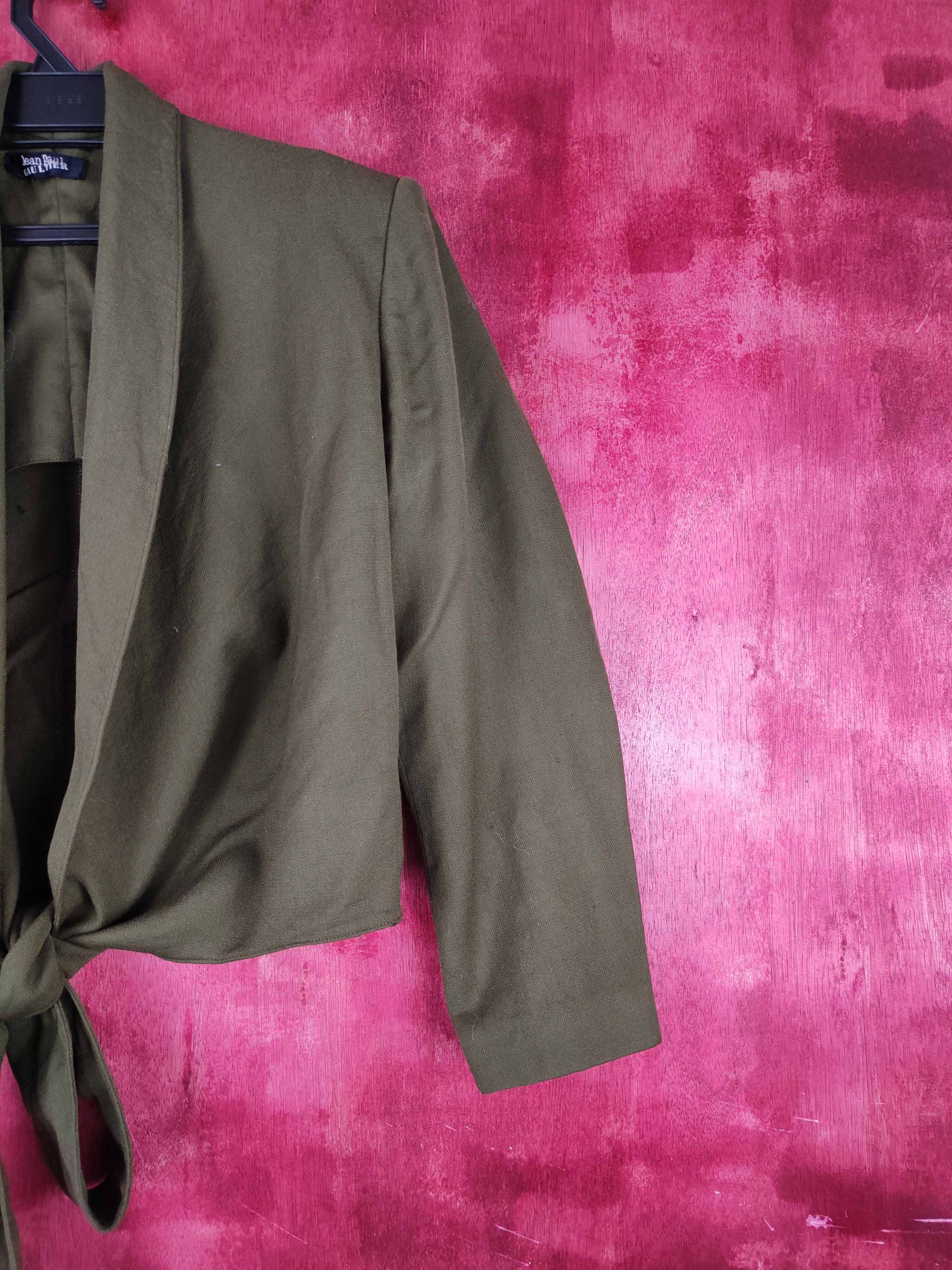 Japanese Brand Japan vintage cardigan Dark Olive Blazers #S810 Size S / US 4 / IT 40 - 7 Thumbnail