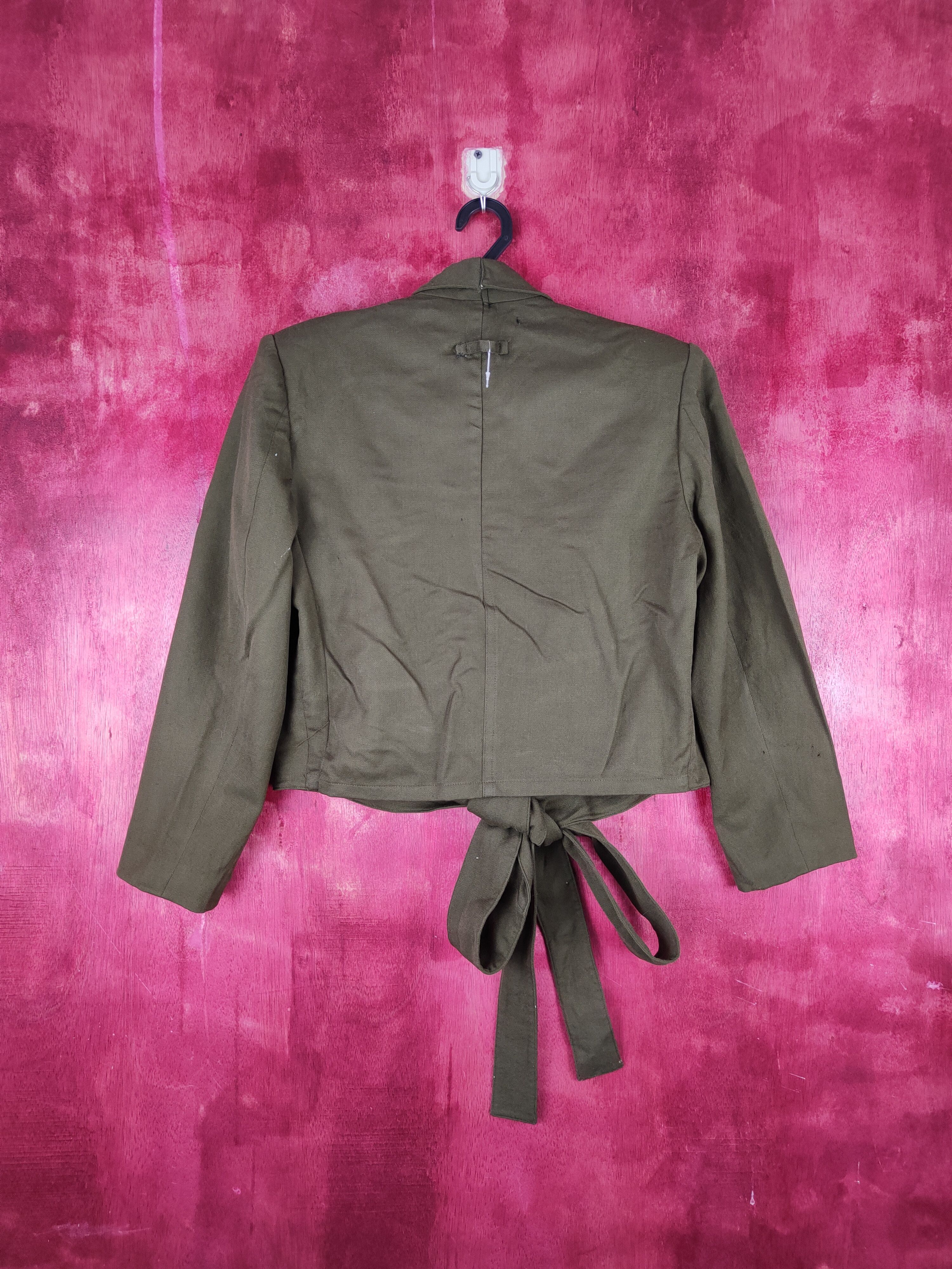 Japanese Brand Japan vintage cardigan Dark Olive Blazers #S810 Size S / US 4 / IT 40 - 11 Thumbnail